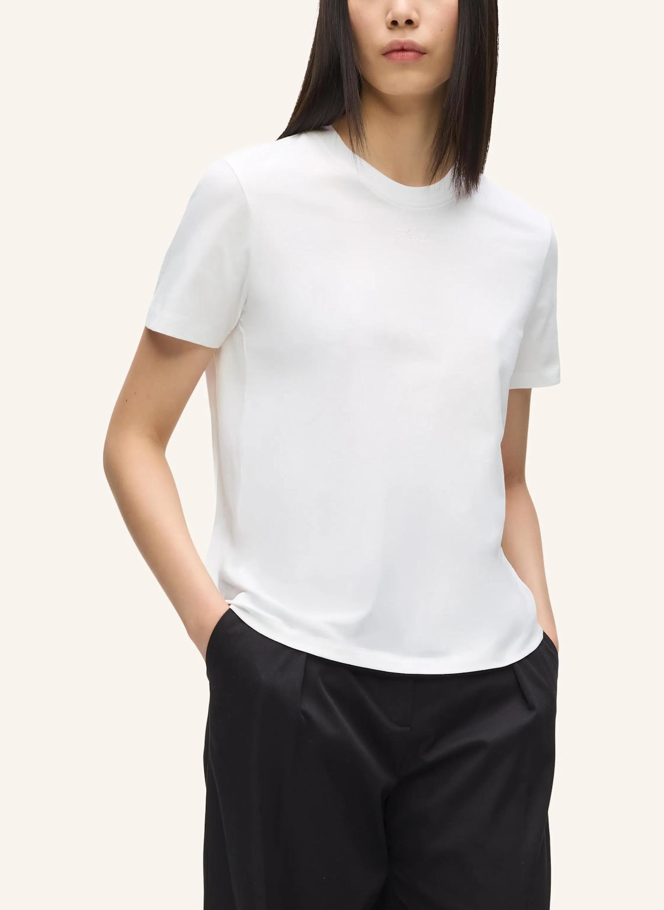 KARL LAGERFELD T-shirt: WEISS
