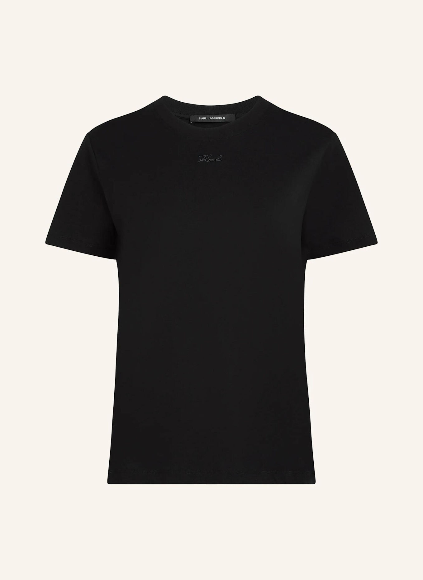 KARL LAGERFELD T-shirt: SCHWARZ