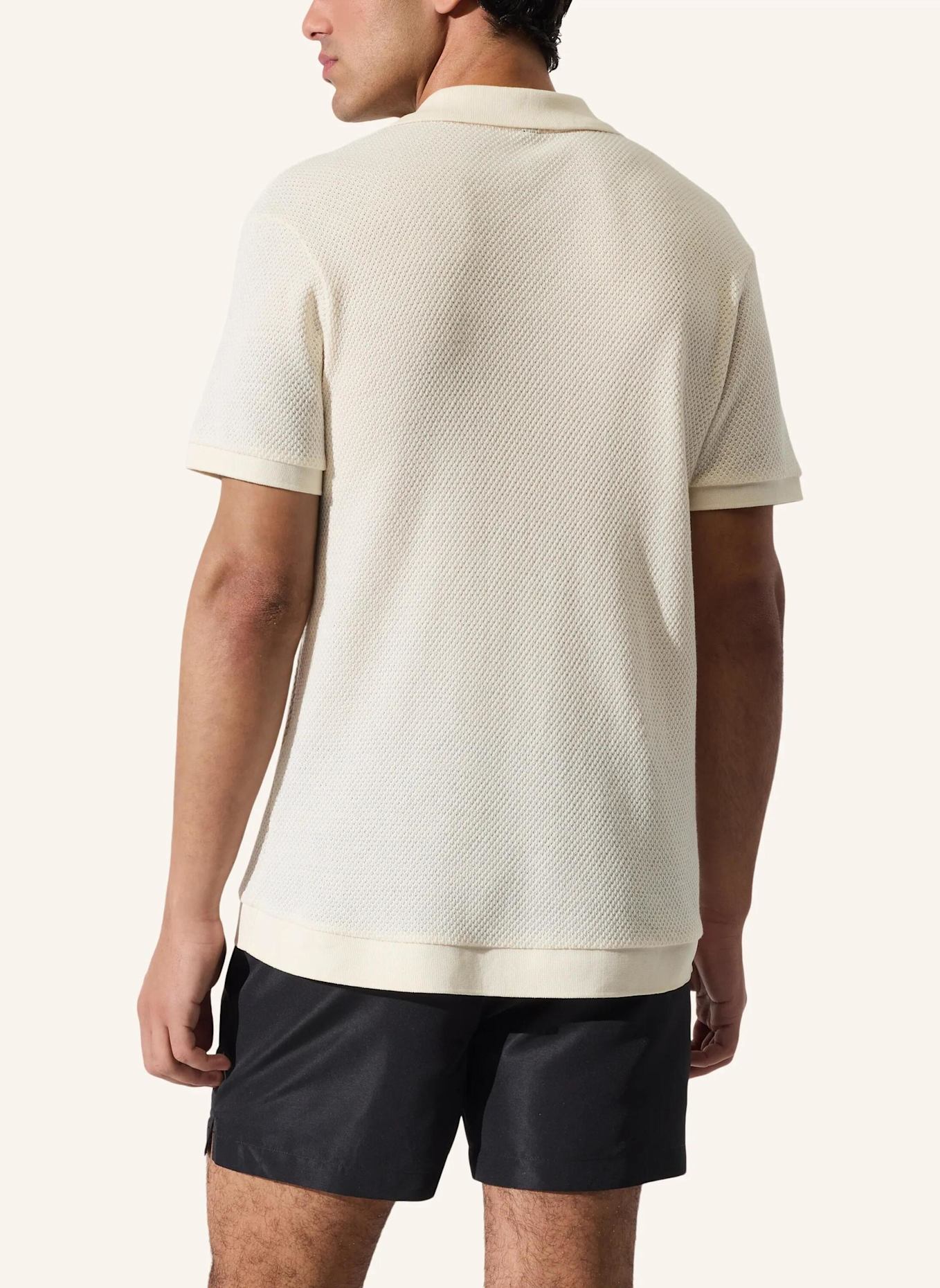 KARL LAGERFELD Poloshirt: BEIGE