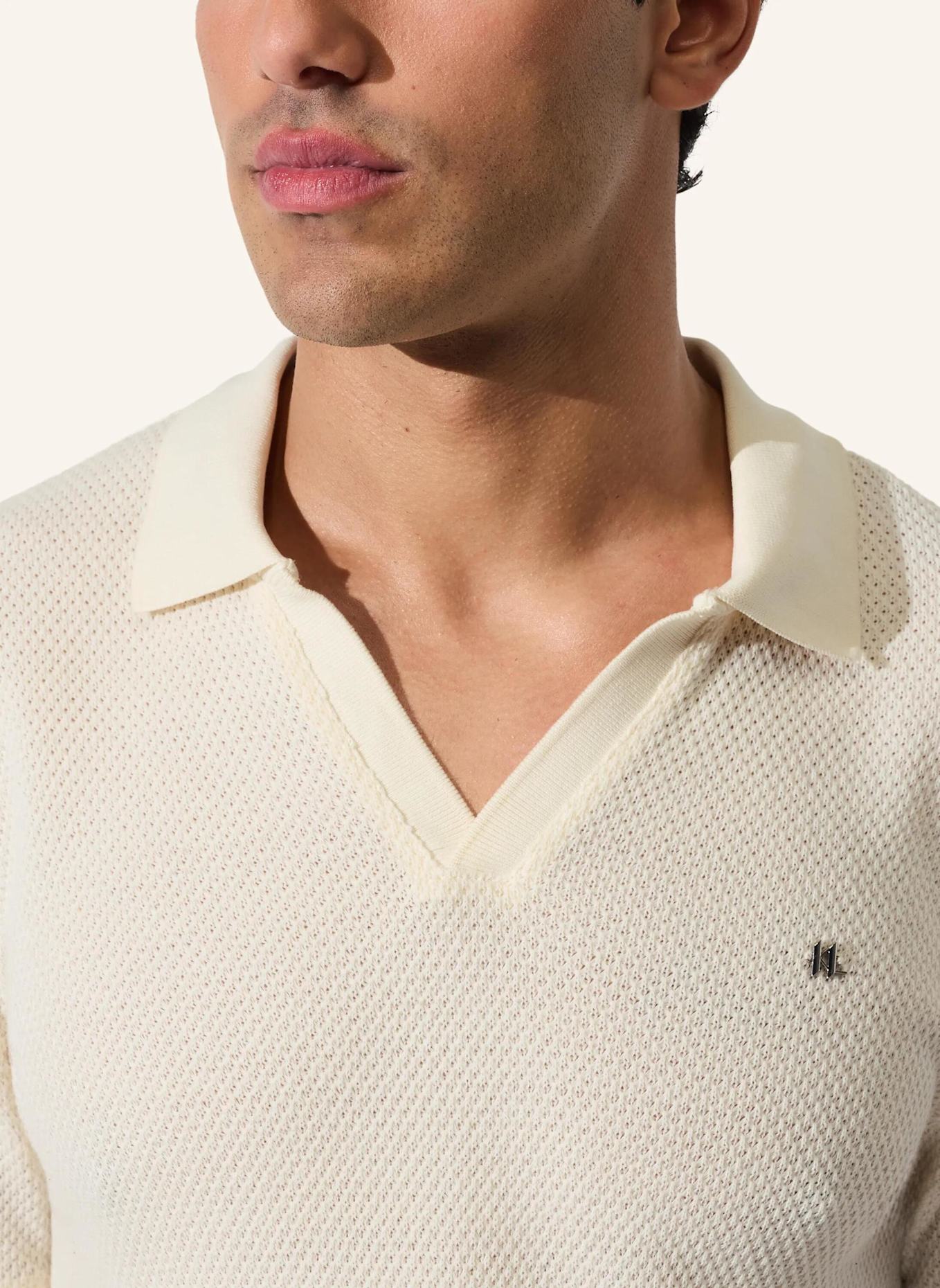 KARL LAGERFELD Poloshirt: BEIGE