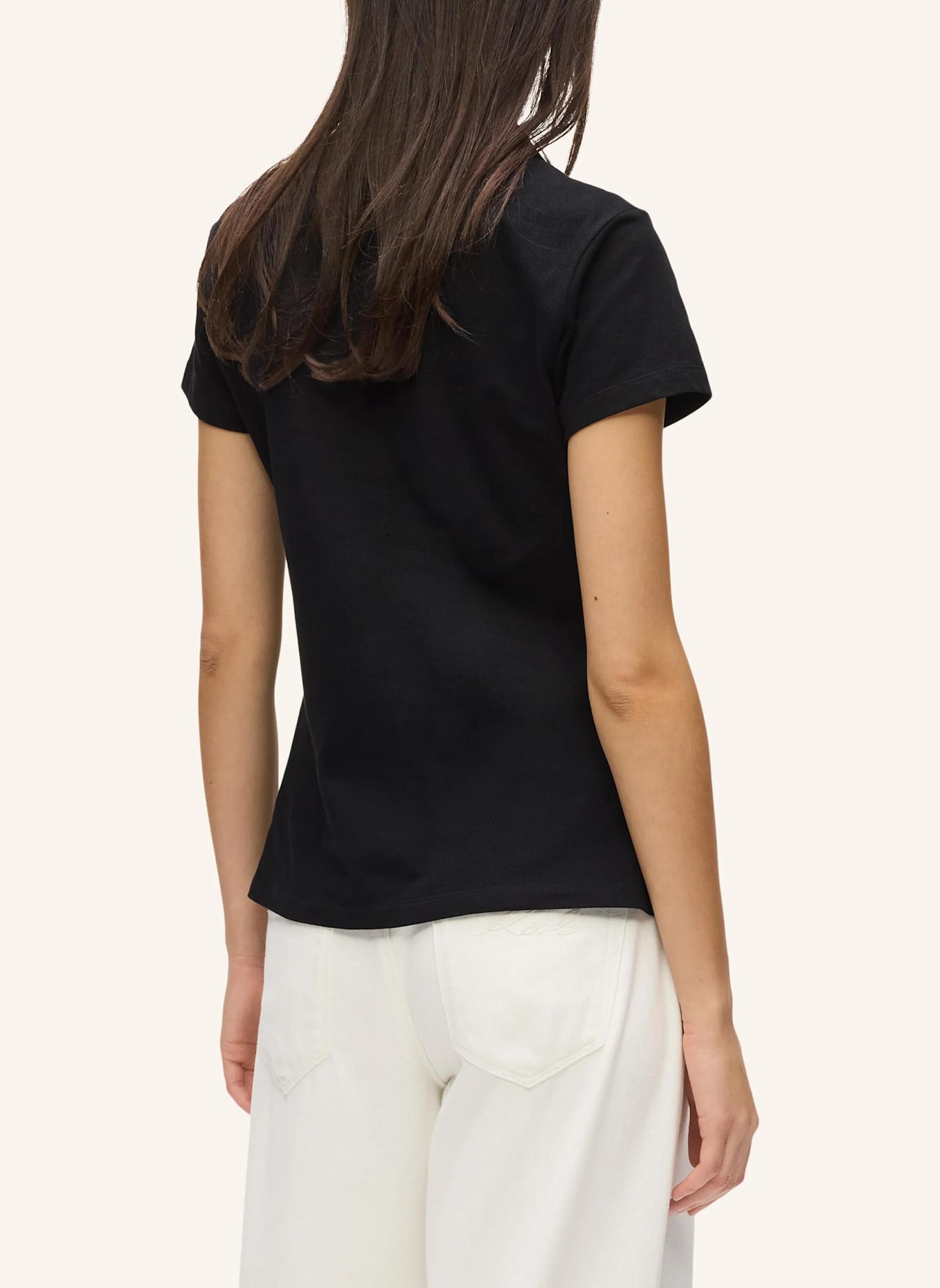 KARL LAGERFELD T-shirt: SCHWARZ