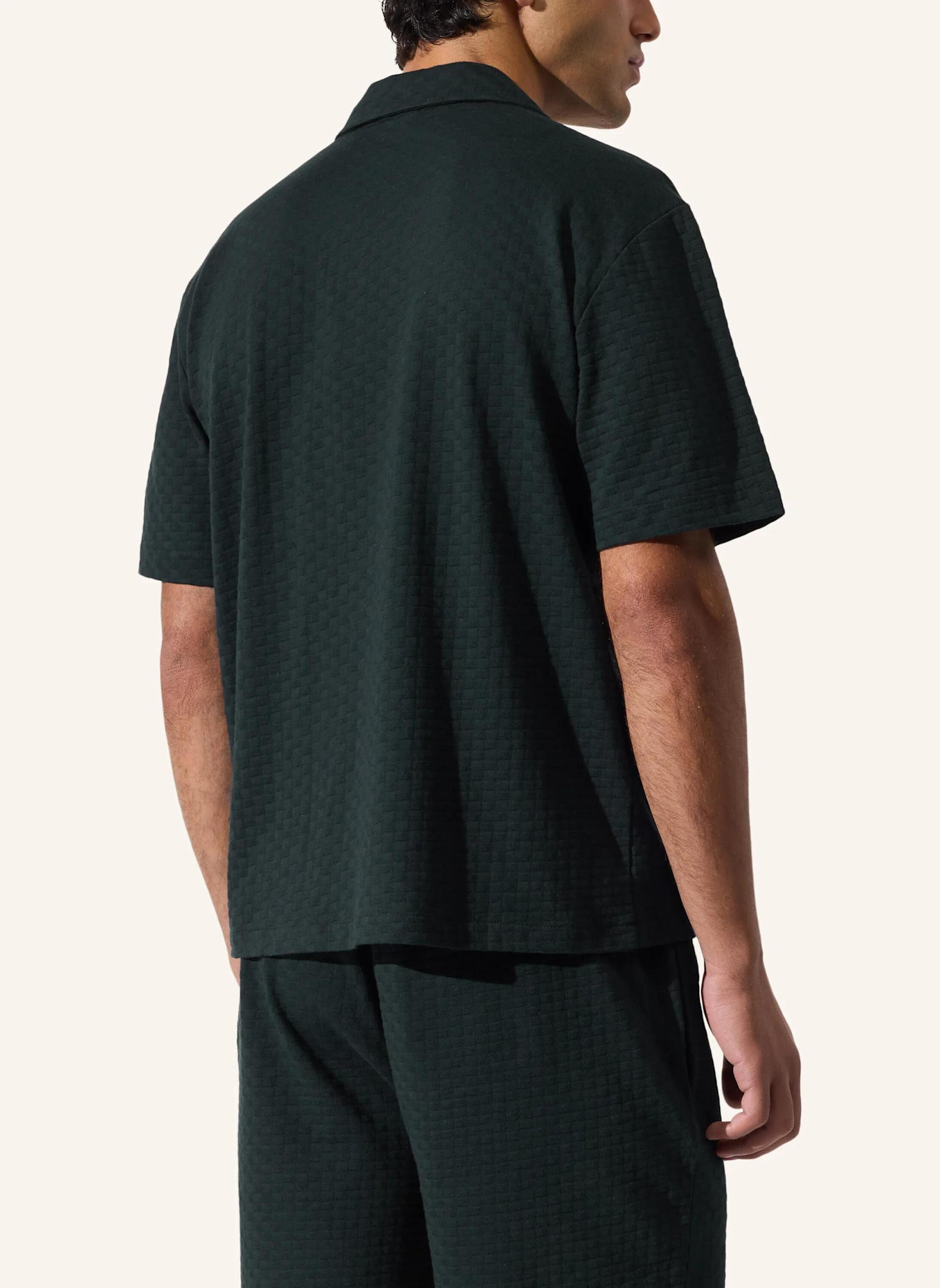 KARL LAGERFELD Hemd: DUNKELBLAU