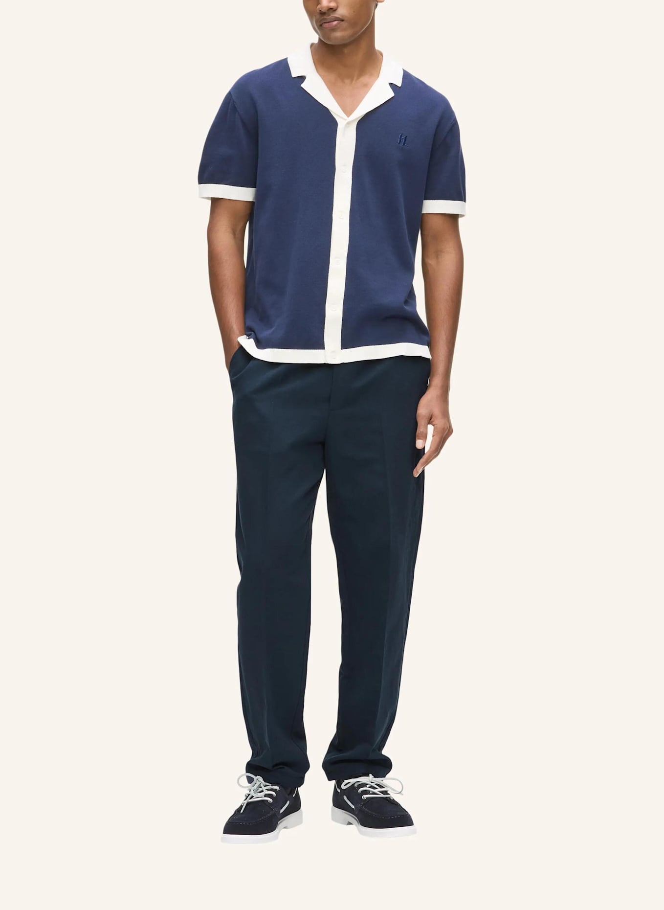 KARL LAGERFELD Hose: DUNKELBLAU