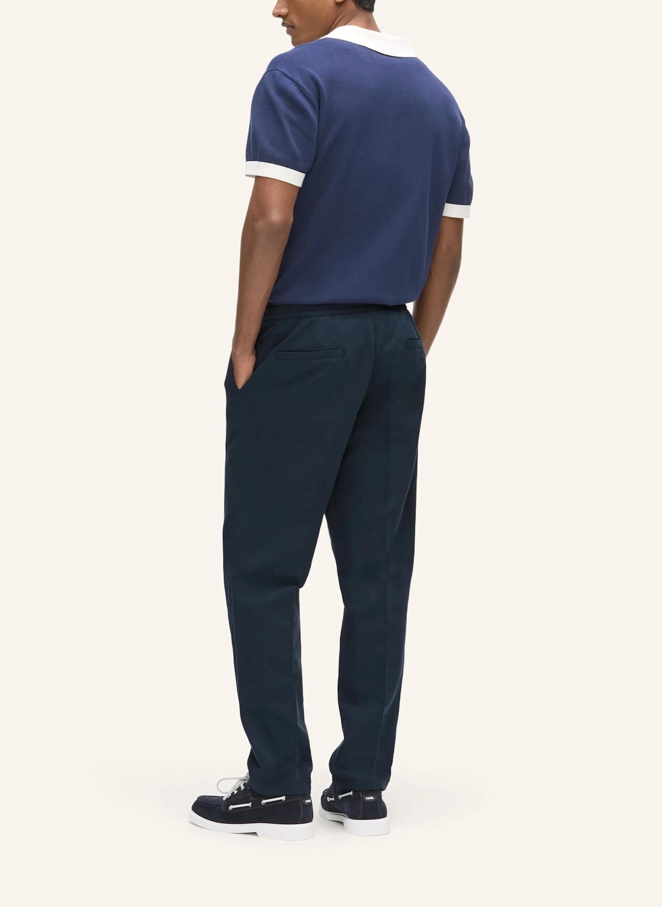 KARL LAGERFELD Hose: DUNKELBLAU