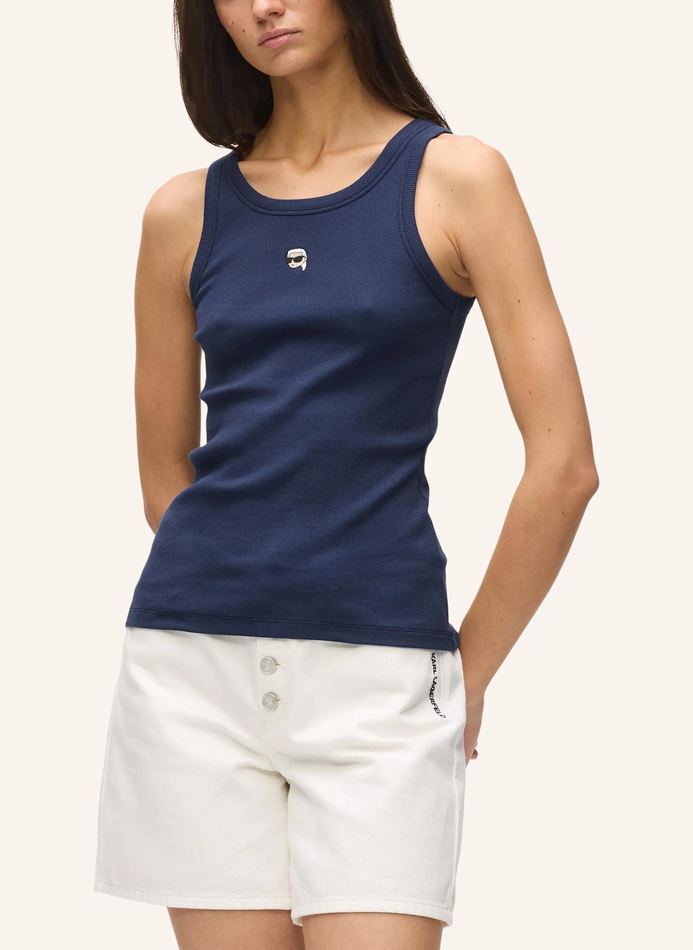 KARL LAGERFELD Unterhemd: DUNKELBLAU