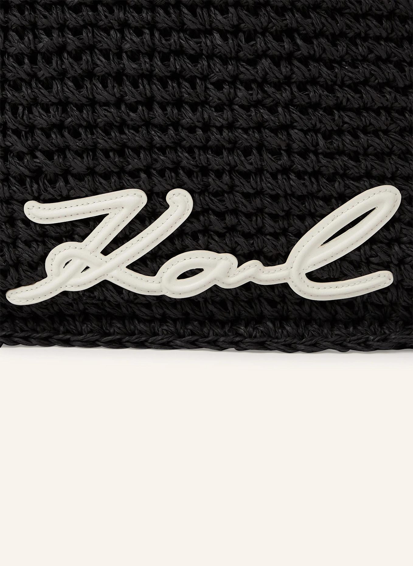 KARL LAGERFELD Strandtasche: SCHWARZ