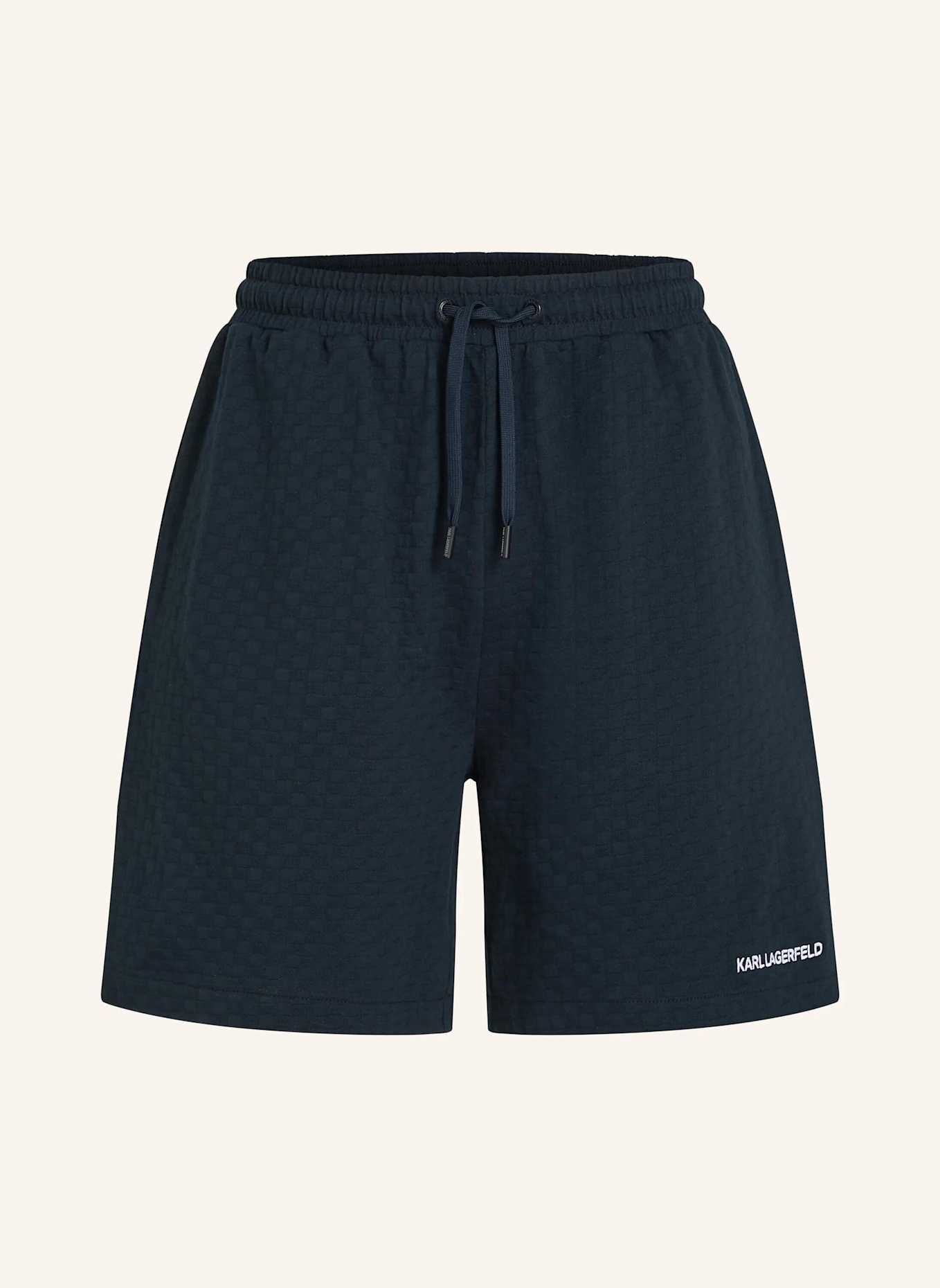KARL LAGERFELD Badeshorts: DUNKELBLAU