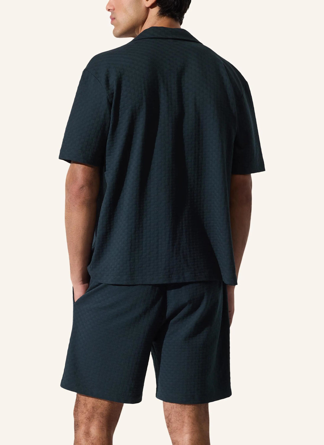 KARL LAGERFELD Badeshorts: DUNKELBLAU