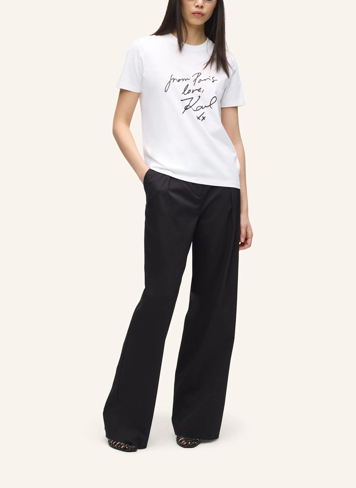 KARL LAGERFELD T-shirt: WEISS