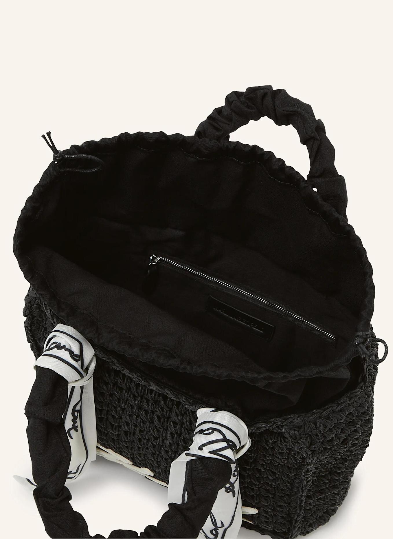 KARL LAGERFELD Strandtasche: SCHWARZ