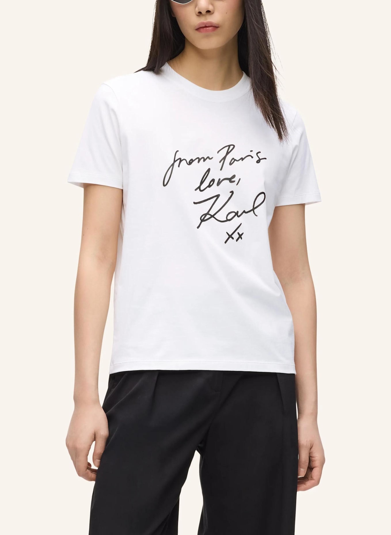 KARL LAGERFELD T-shirt: WEISS