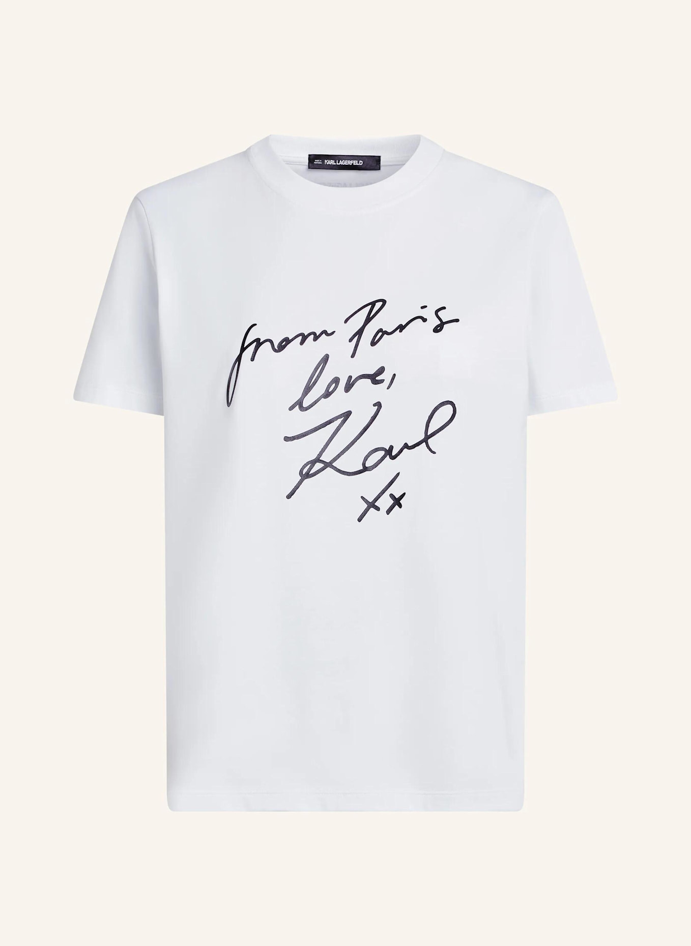 KARL LAGERFELD T-shirt: WEISS