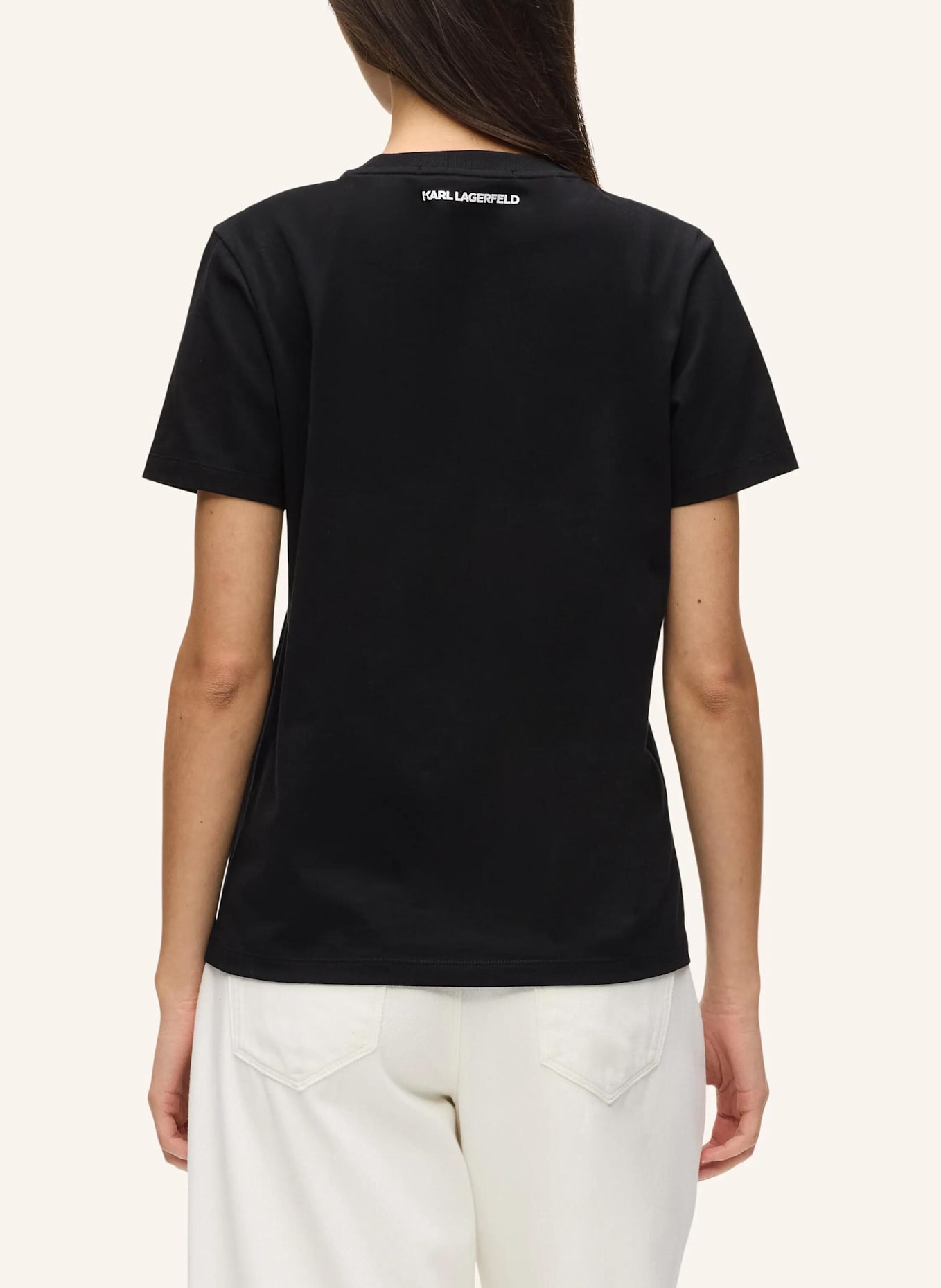 KARL LAGERFELD T-shirt: SCHWARZ