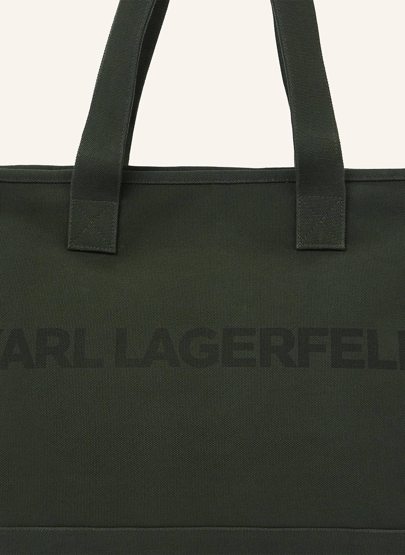 KARL LAGERFELD Shopper: DUNKELGRÜN