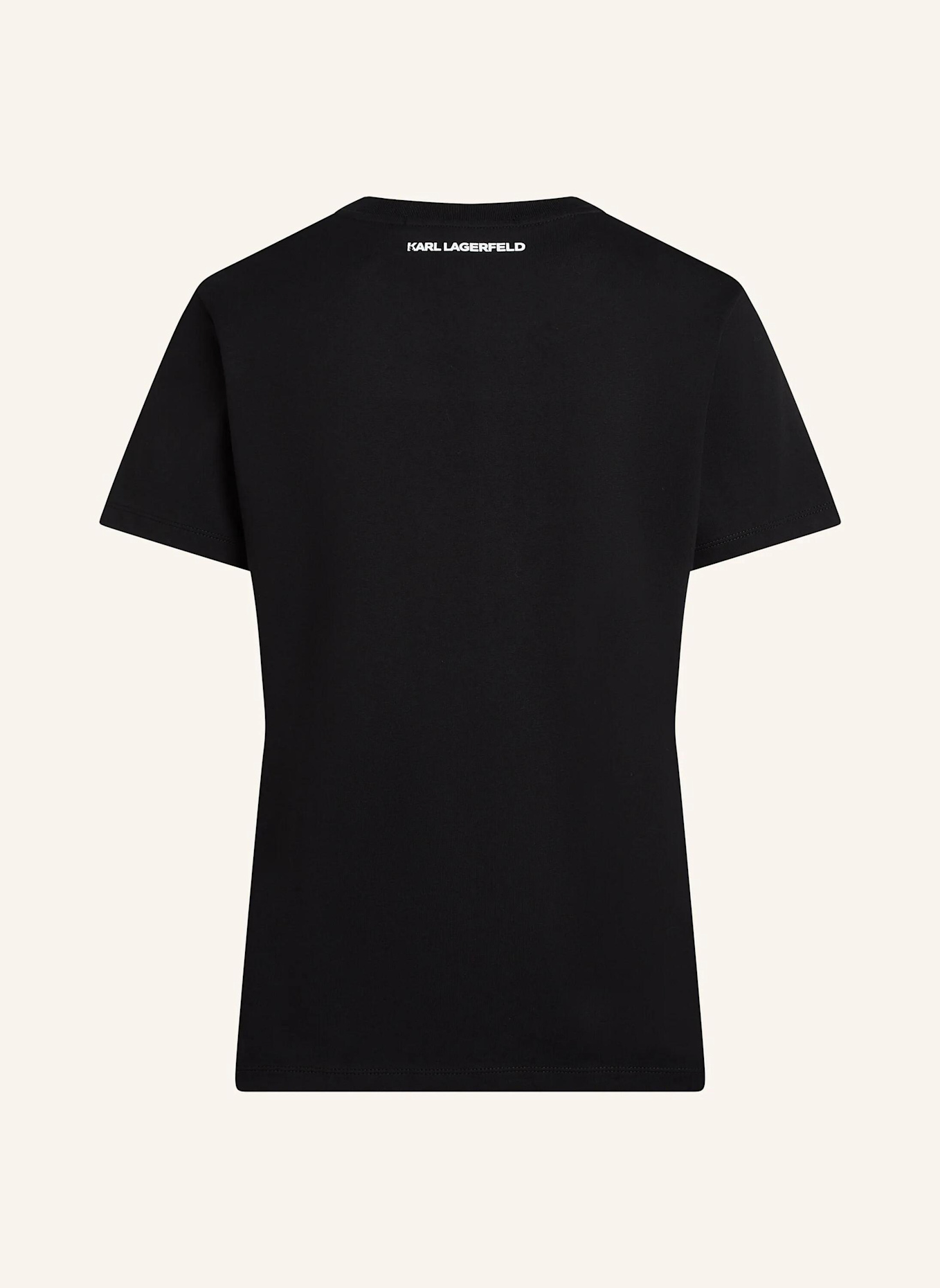 KARL LAGERFELD T-shirt: SCHWARZ