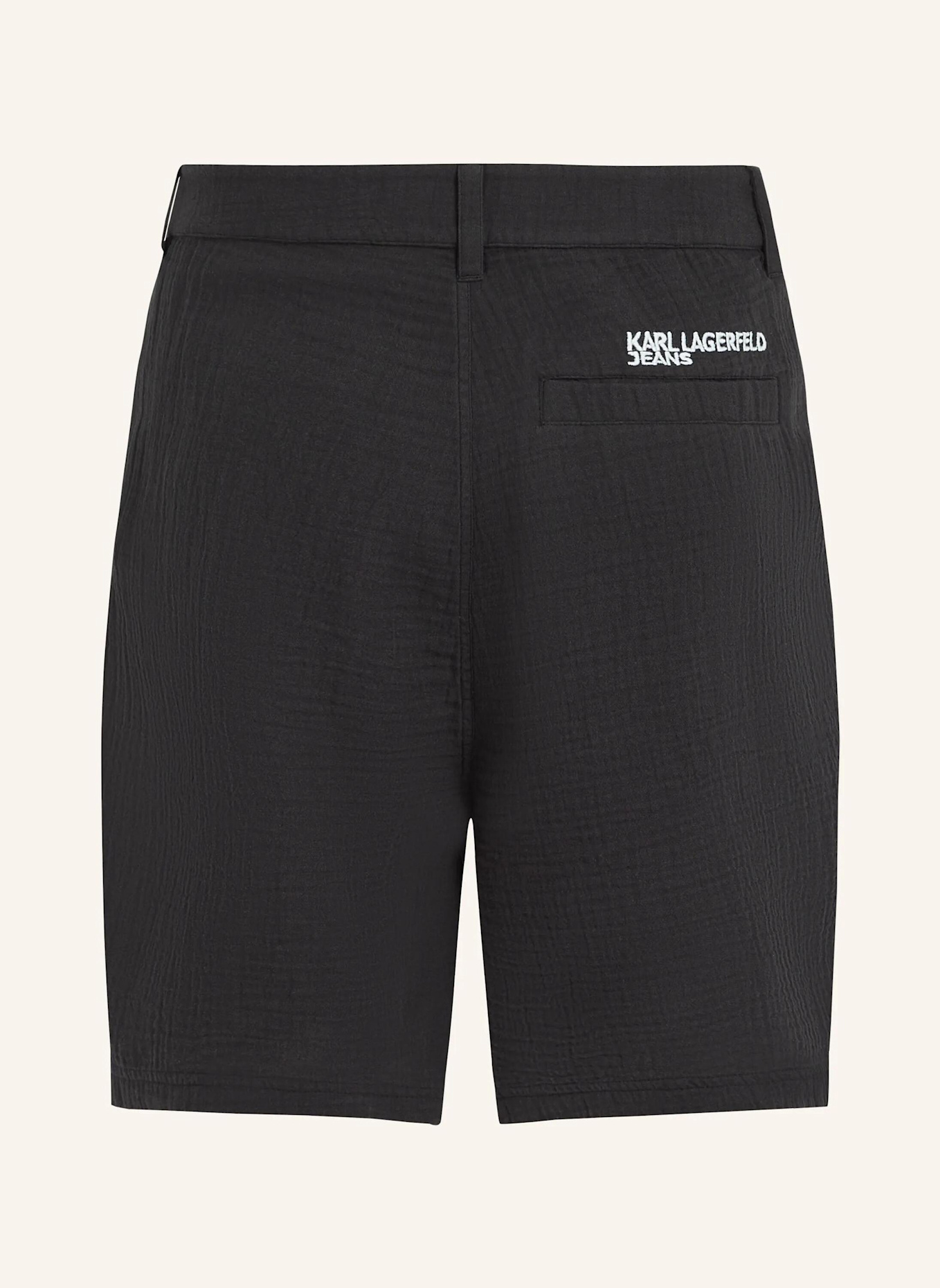 KARL LAGERFELD JEANS Shorts: SCHWARZ