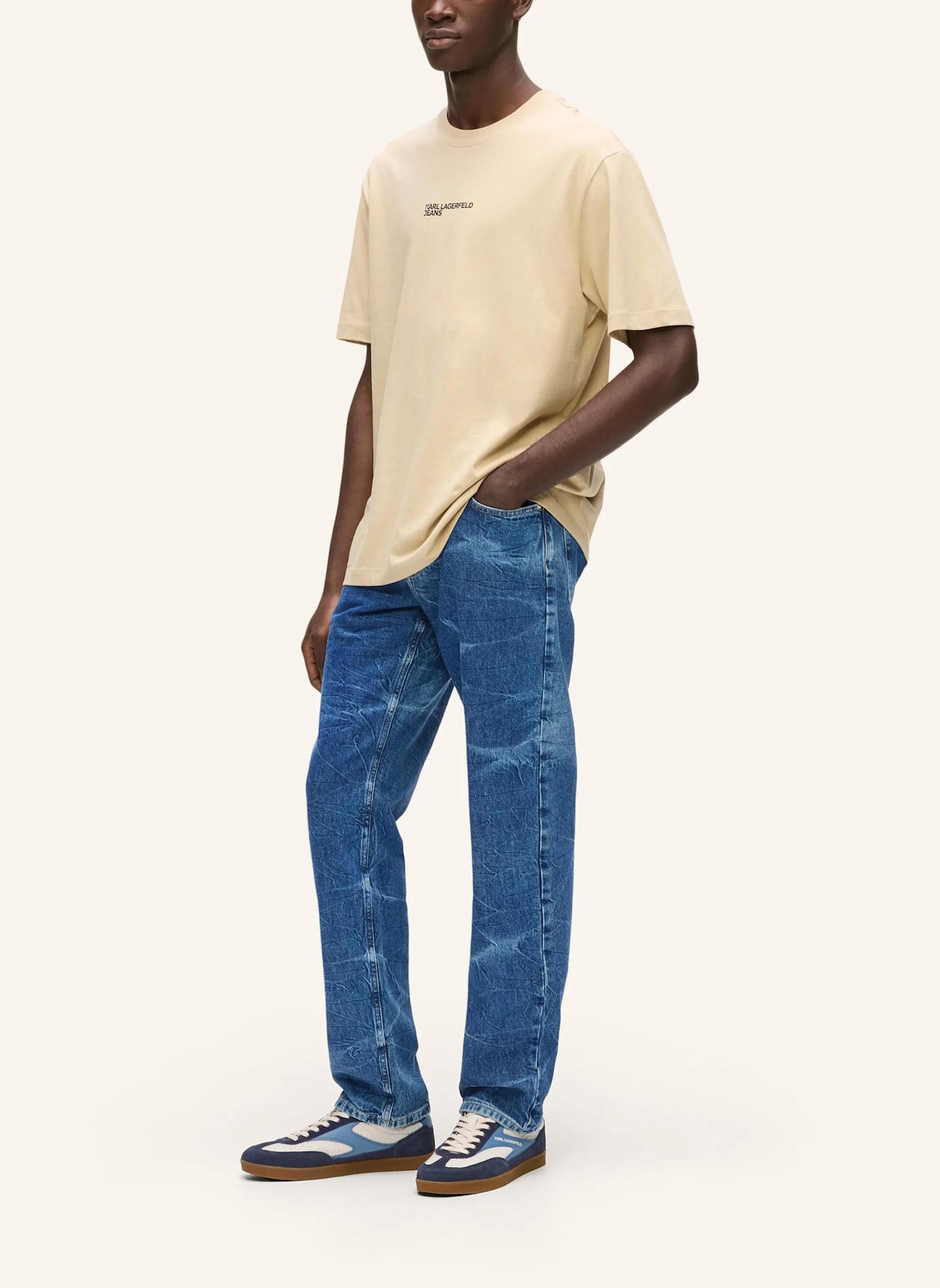 KARL LAGERFELD JEANS Jeans: BLAU