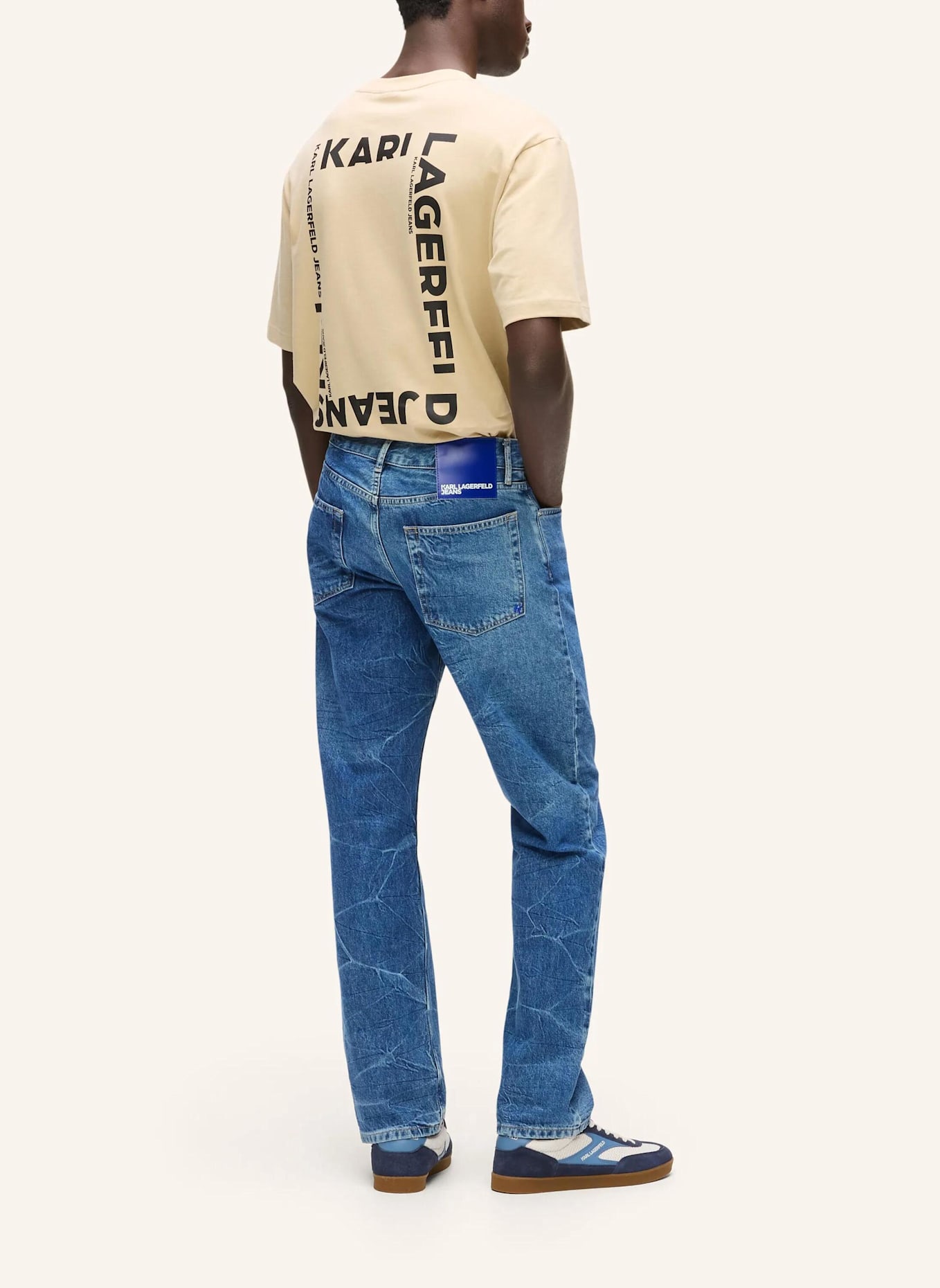 KARL LAGERFELD JEANS Jeans: BLAU