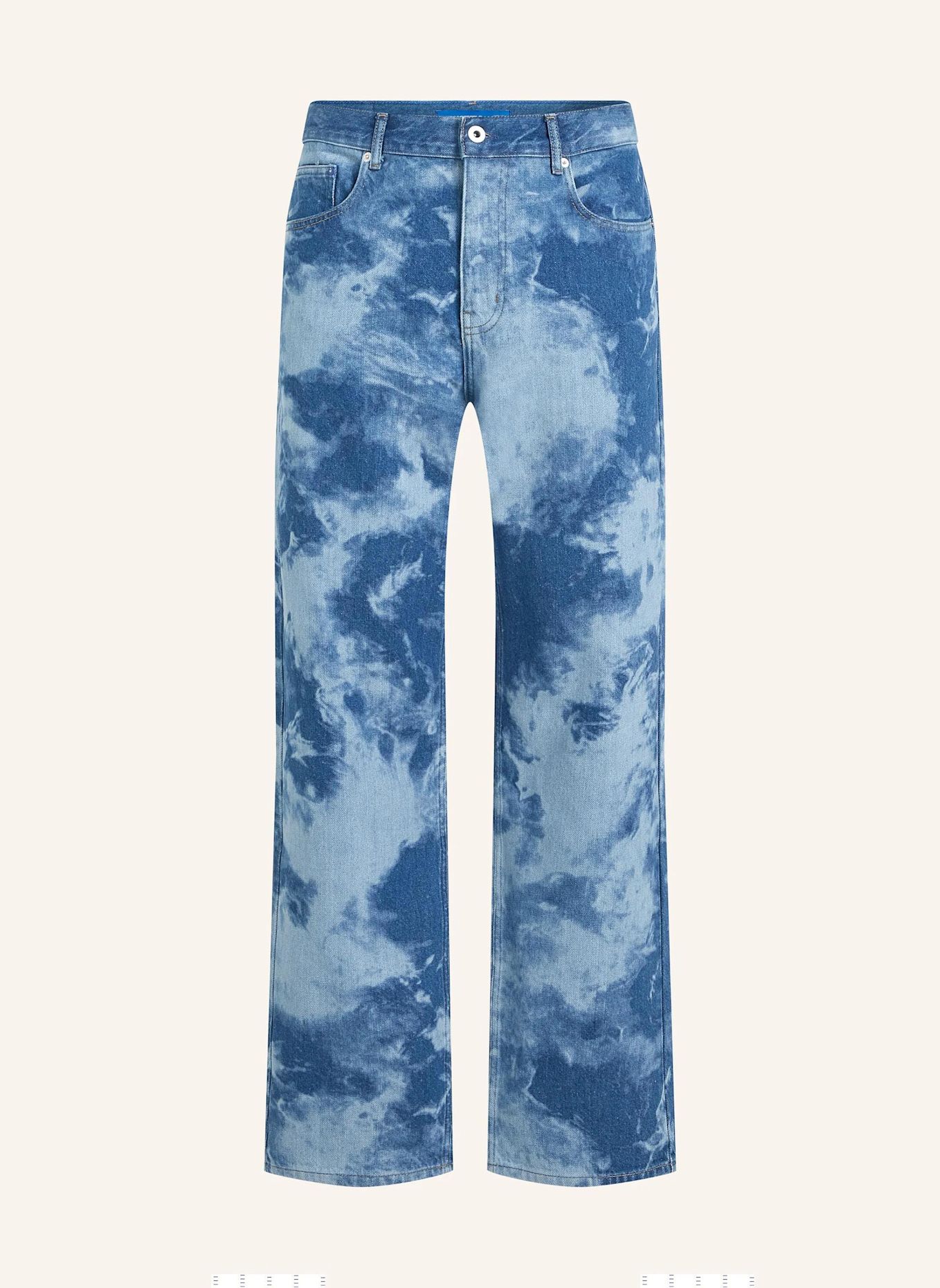 KARL LAGERFELD JEANS Jeans: WEISS/ BLAU