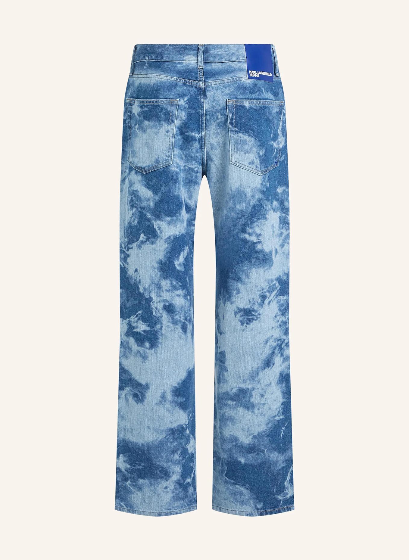 KARL LAGERFELD JEANS Jeans: WEISS/ BLAU