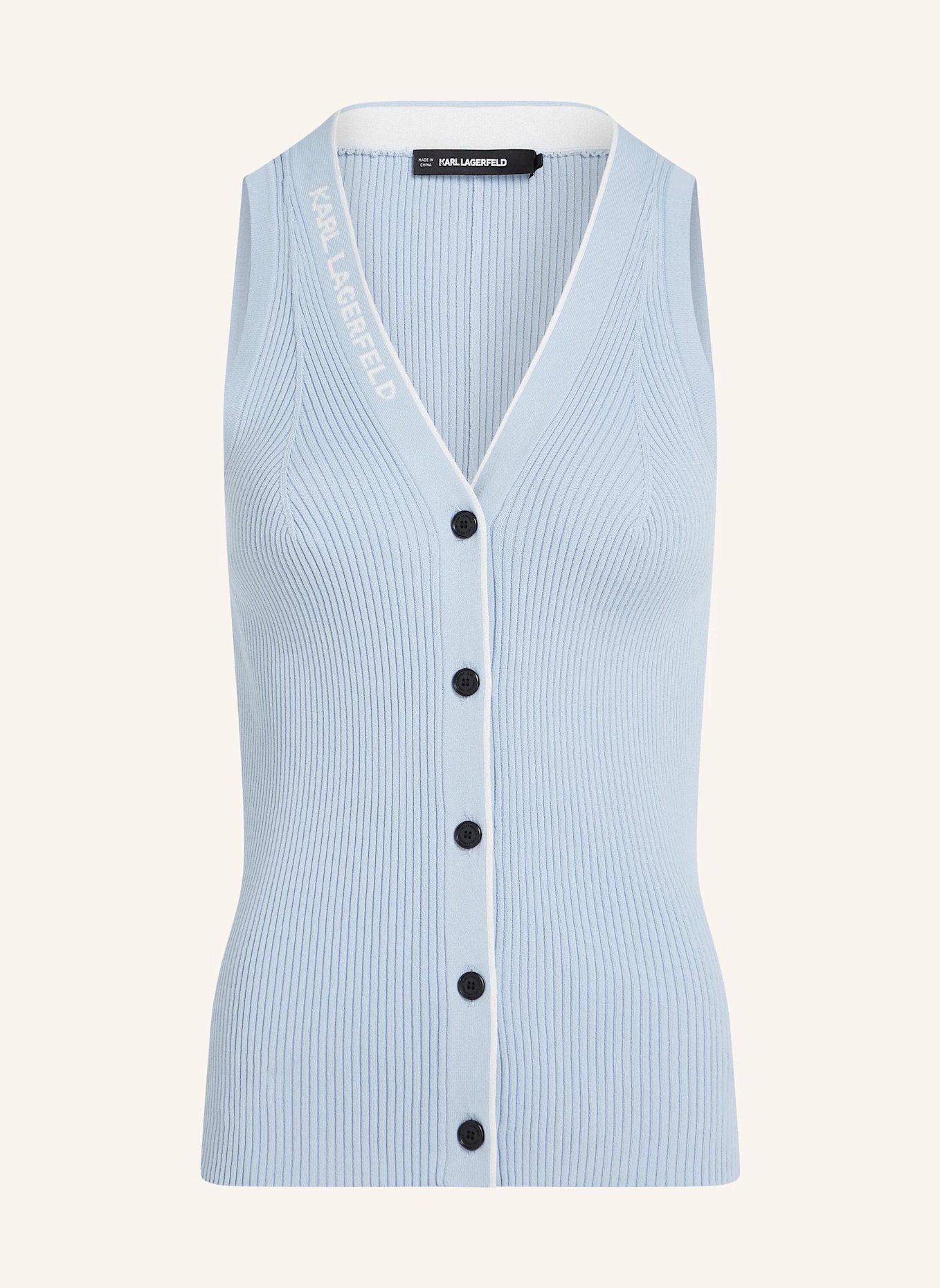 KARL LAGERFELD Top: HELLBLAU