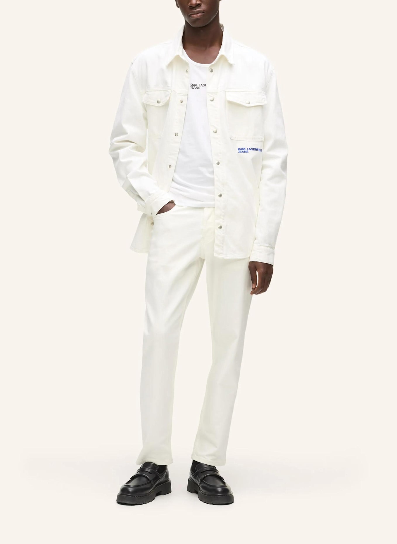 KARL LAGERFELD JEANS Jeans: WEISS