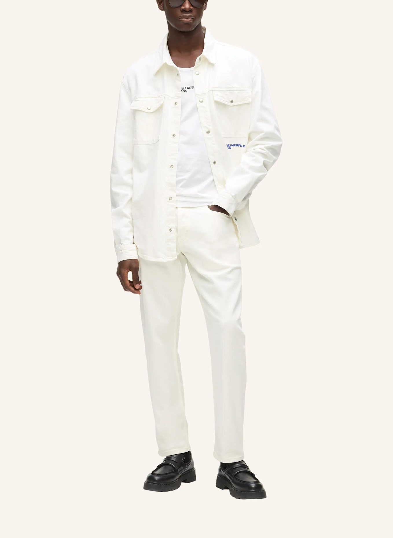 KARL LAGERFELD JEANS Jeans: WEISS