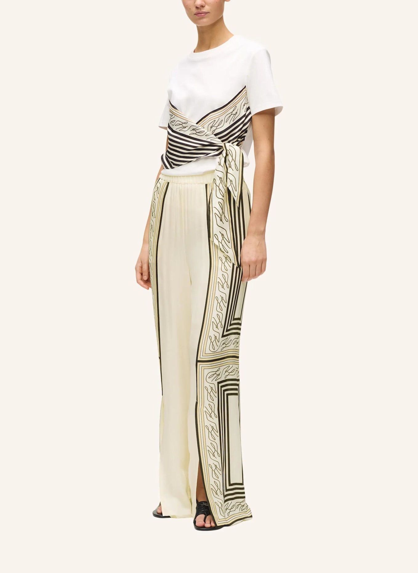 KARL LAGERFELD Hose: BEIGE