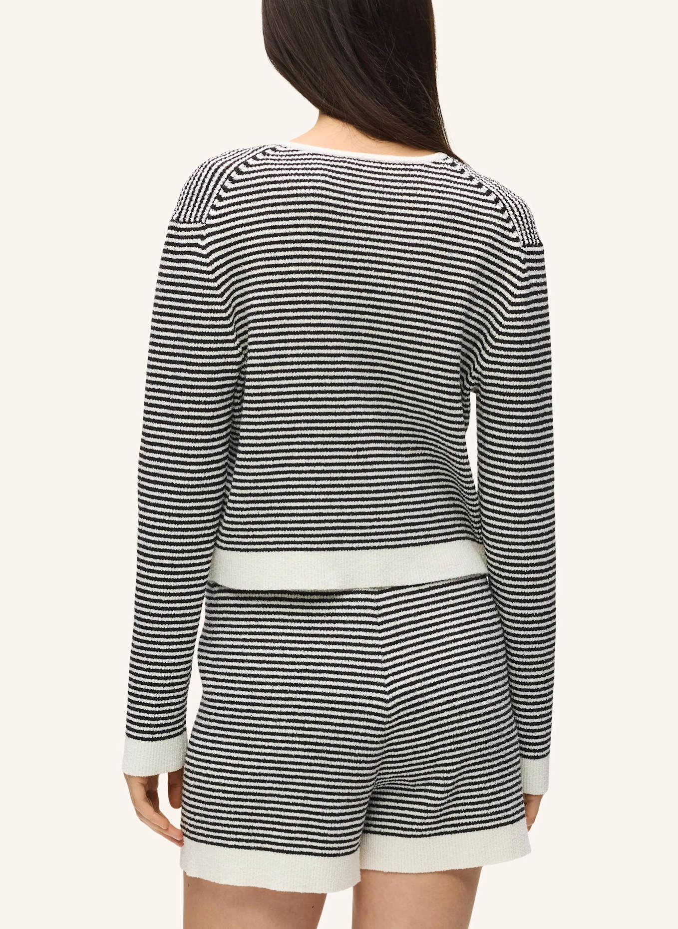 KARL LAGERFELD Top: WEISS/ SCHWARZ