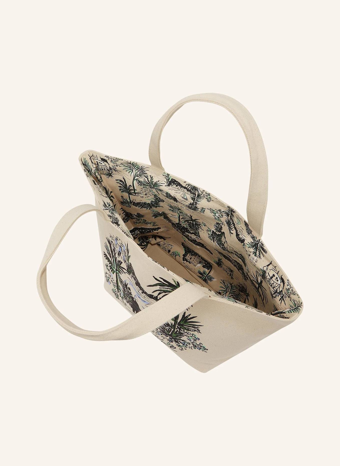 KARL LAGERFELD Shopper: BEIGE/ SCHWARZ