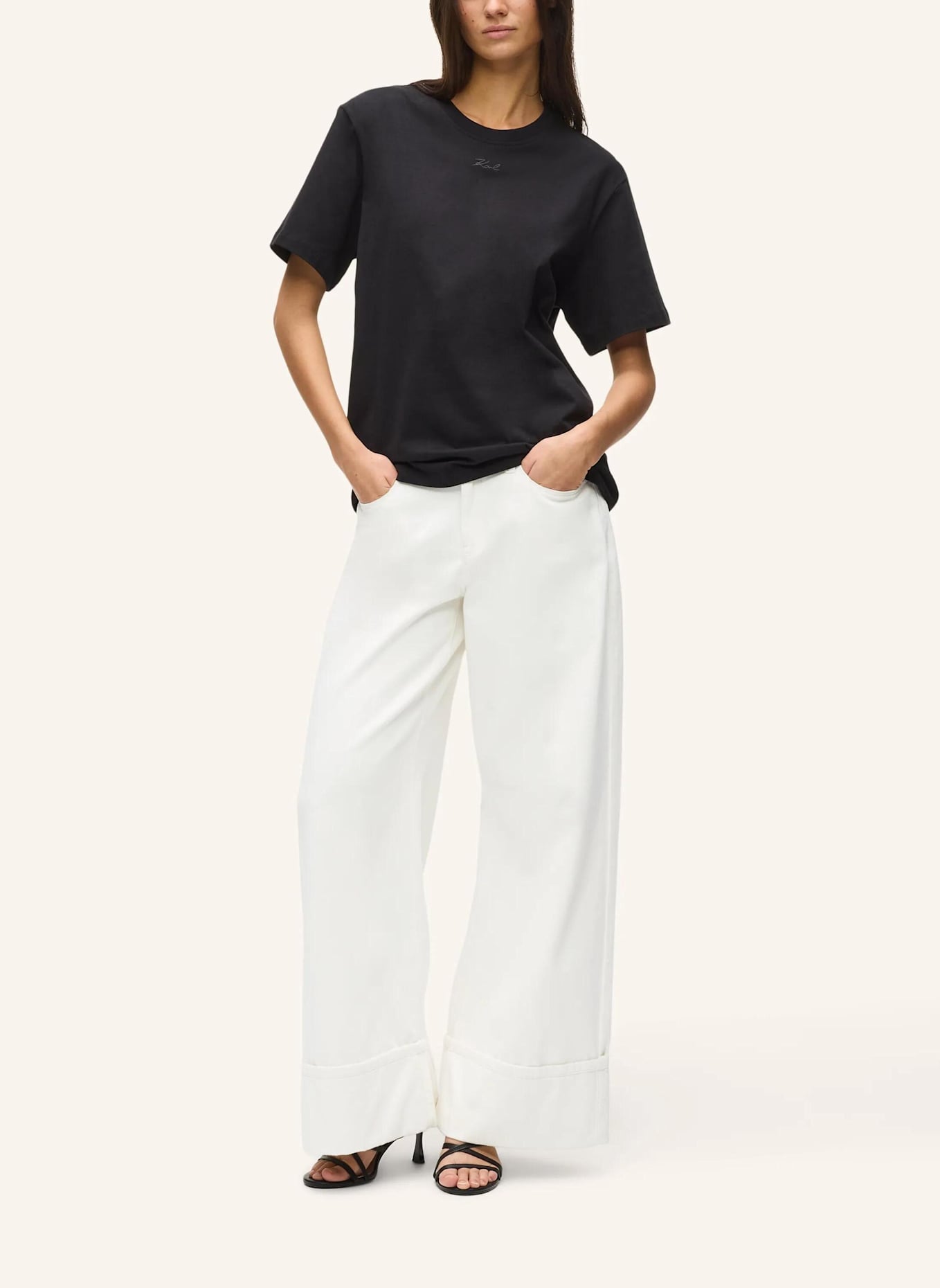 KARL LAGERFELD Jeans: WEISS