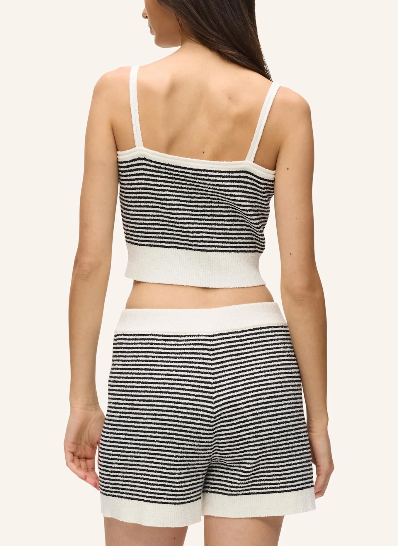 KARL LAGERFELD Top: WEISS/ SCHWARZ