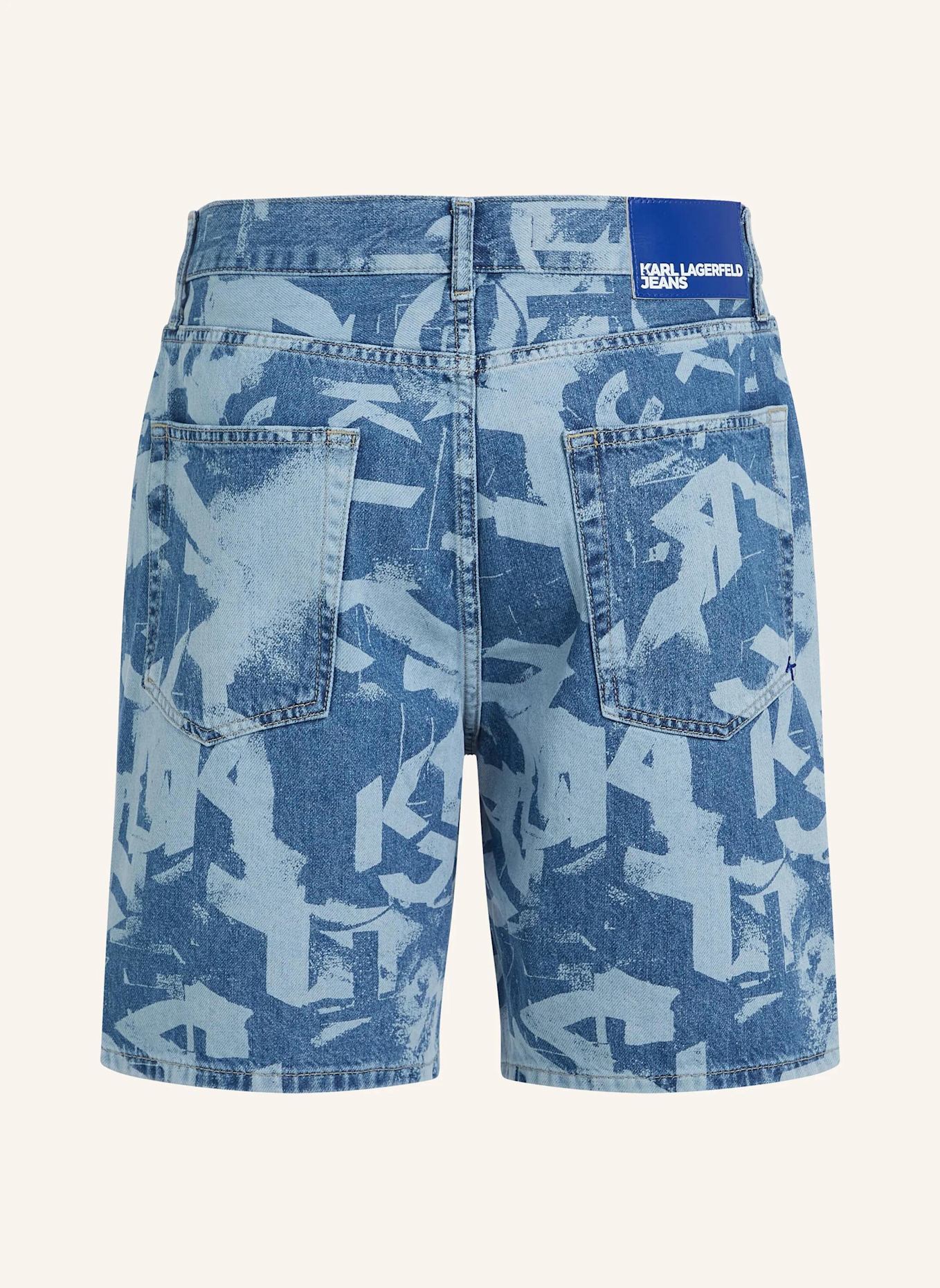 KARL LAGERFELD JEANS Shorts: BLAU