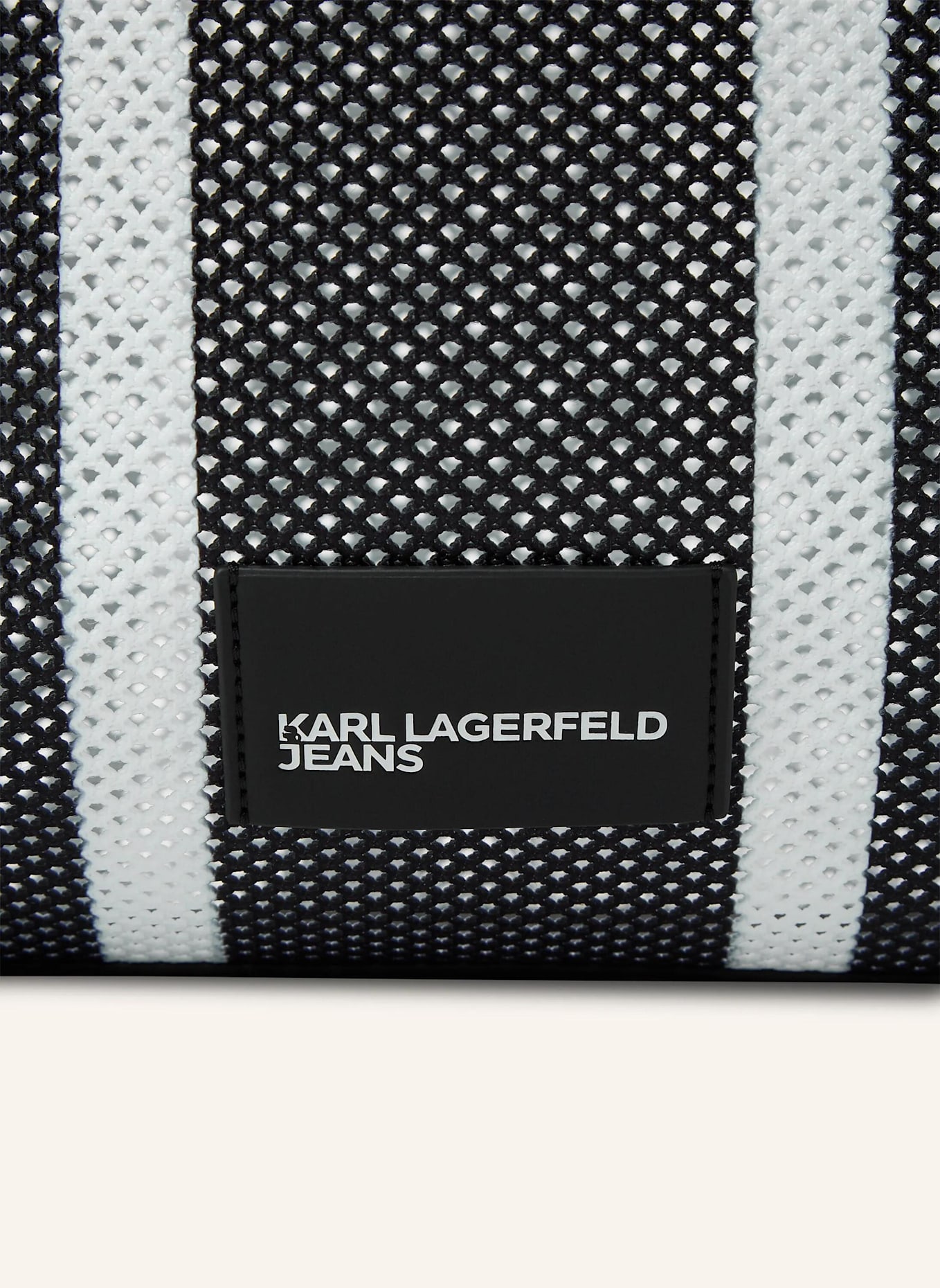 KARL LAGERFELD JEANS Shopper: SCHWARZ/ WEISS