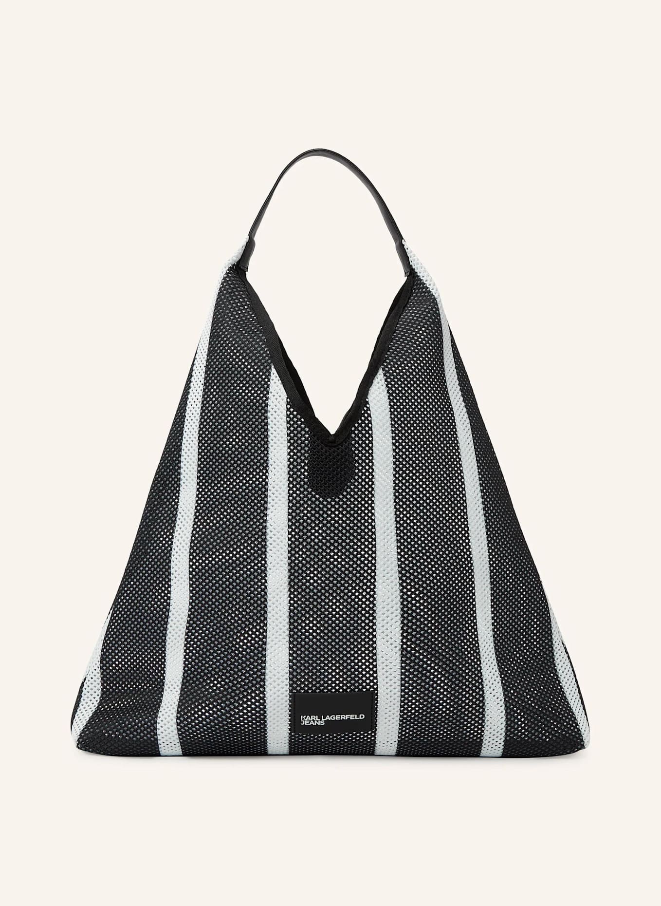 KARL LAGERFELD JEANS Shopper: SCHWARZ/ WEISS