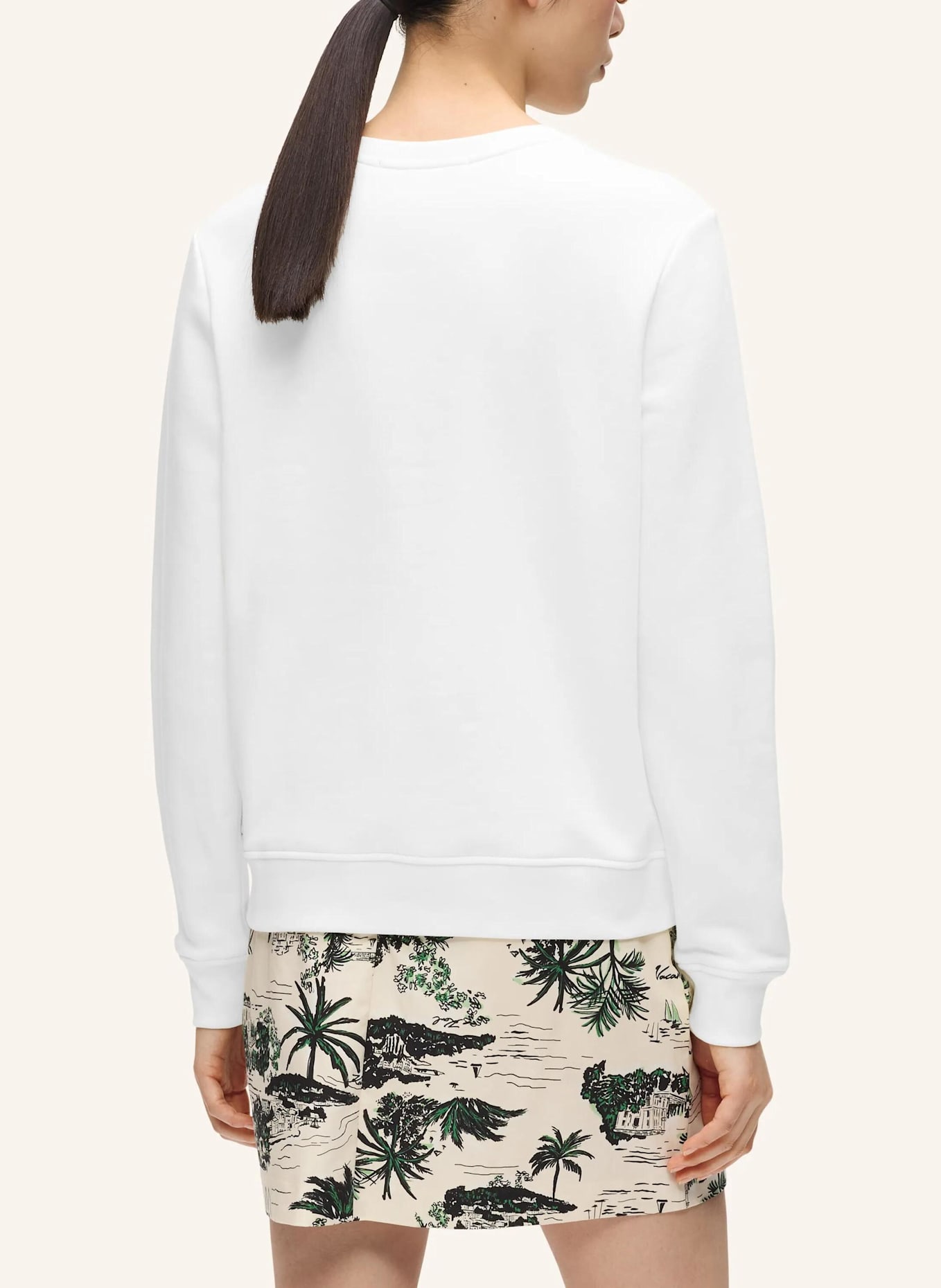 KARL LAGERFELD Sweatshirt: BEIGE