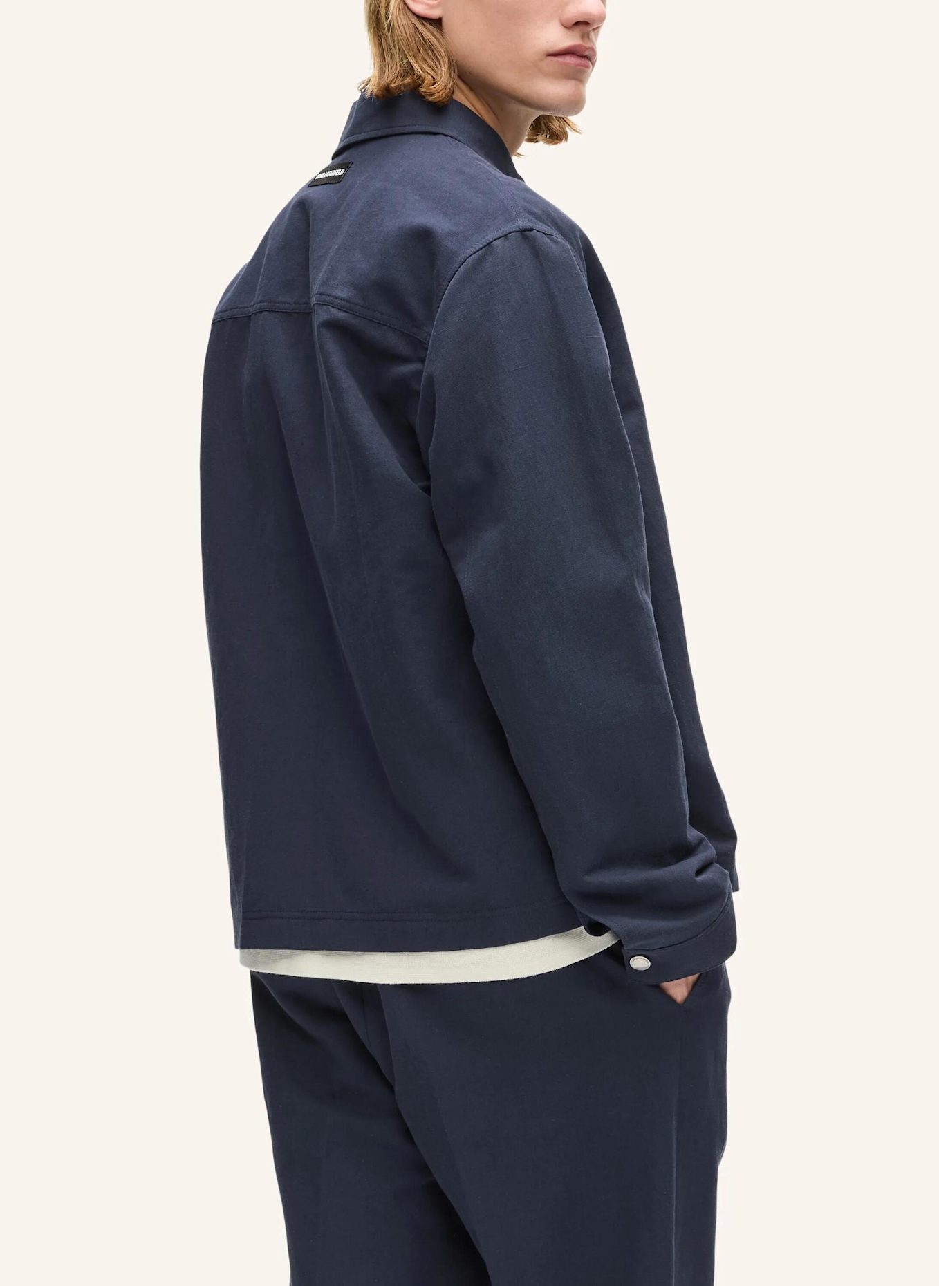 KARL LAGERFELD Jacke: DUNKELBLAU