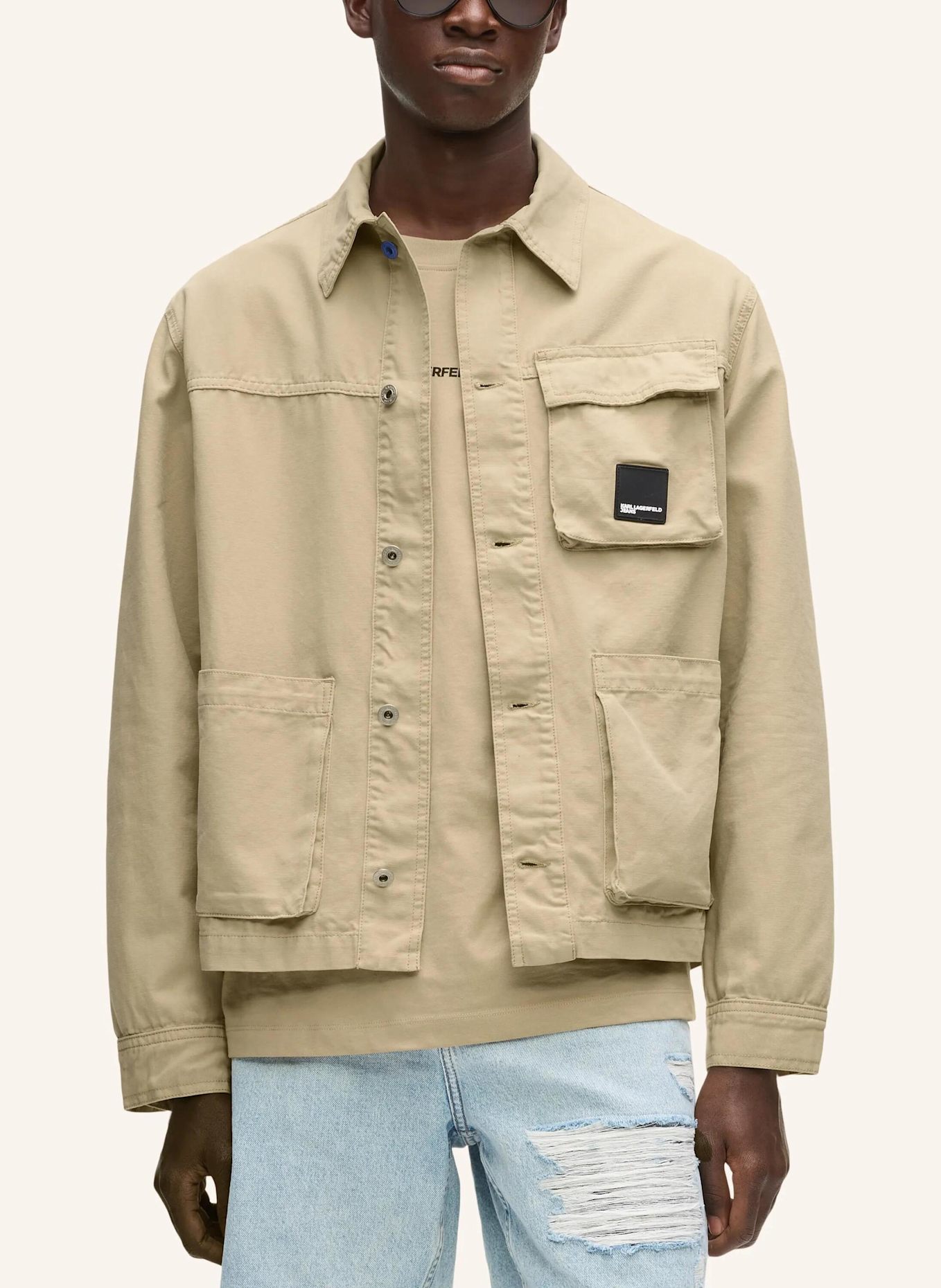 KARL LAGERFELD JEANS Jacke: BEIGE