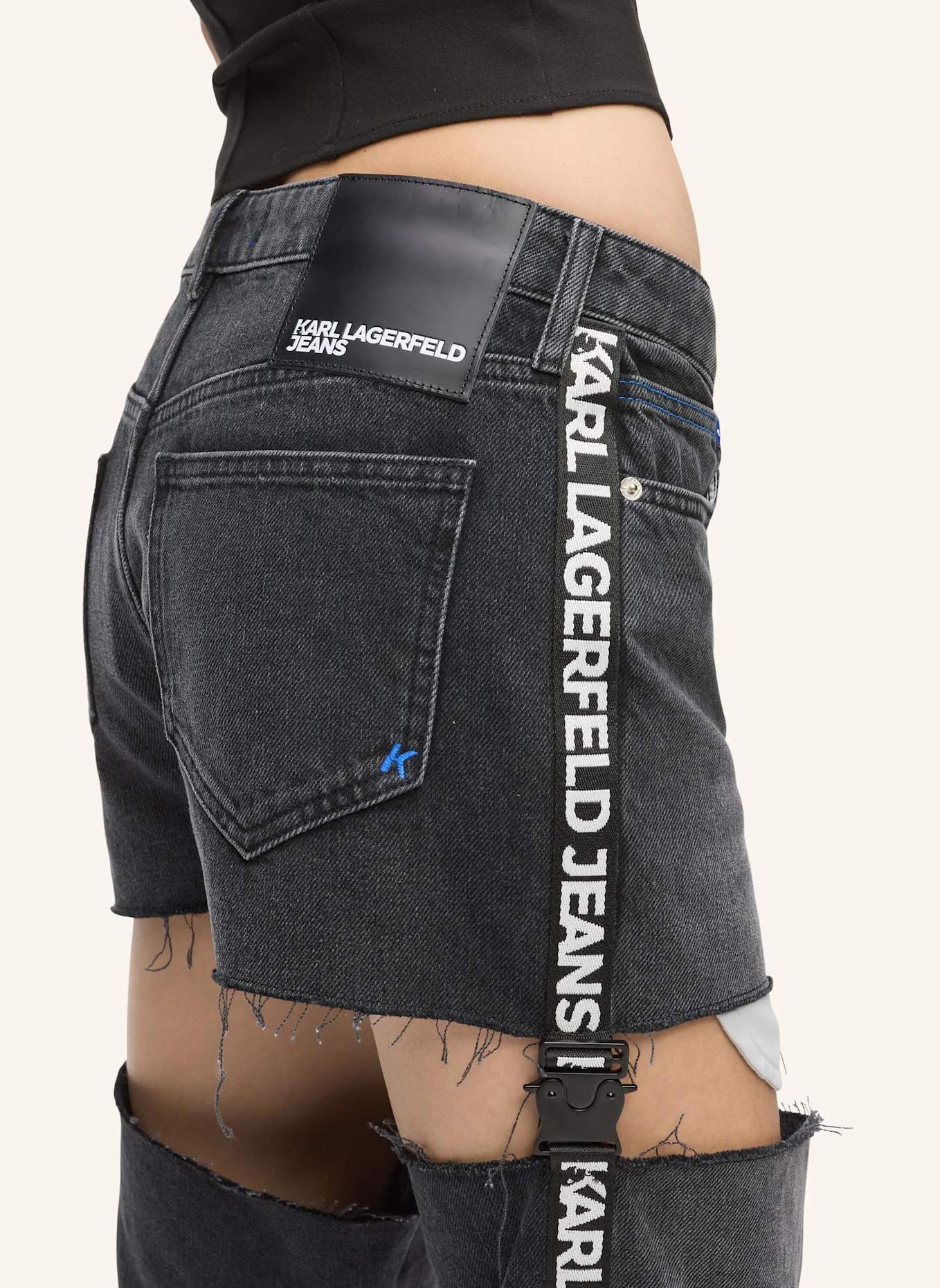 KARL LAGERFELD JEANS Jeans: SCHWARZ