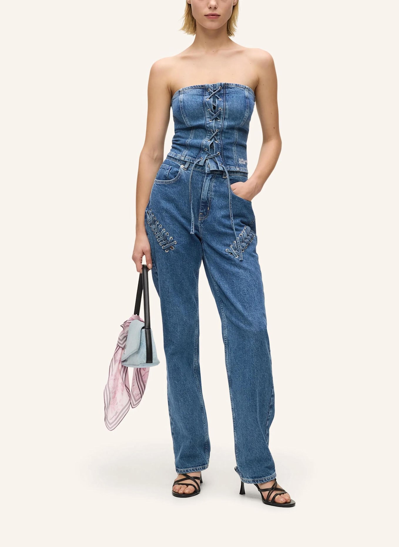 KARL LAGERFELD JEANS Jeans: BLAU