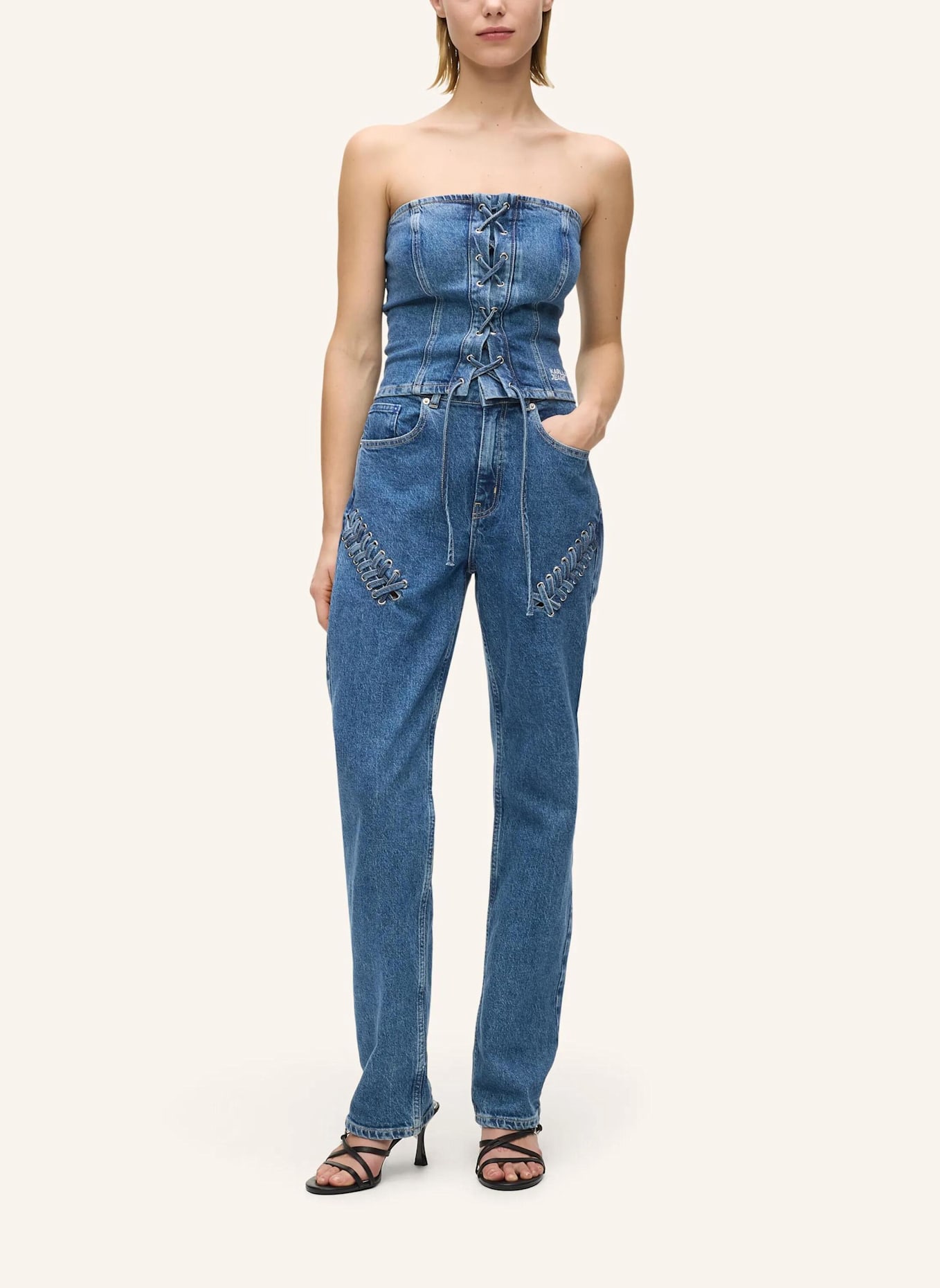 KARL LAGERFELD JEANS Jeans: BLAU