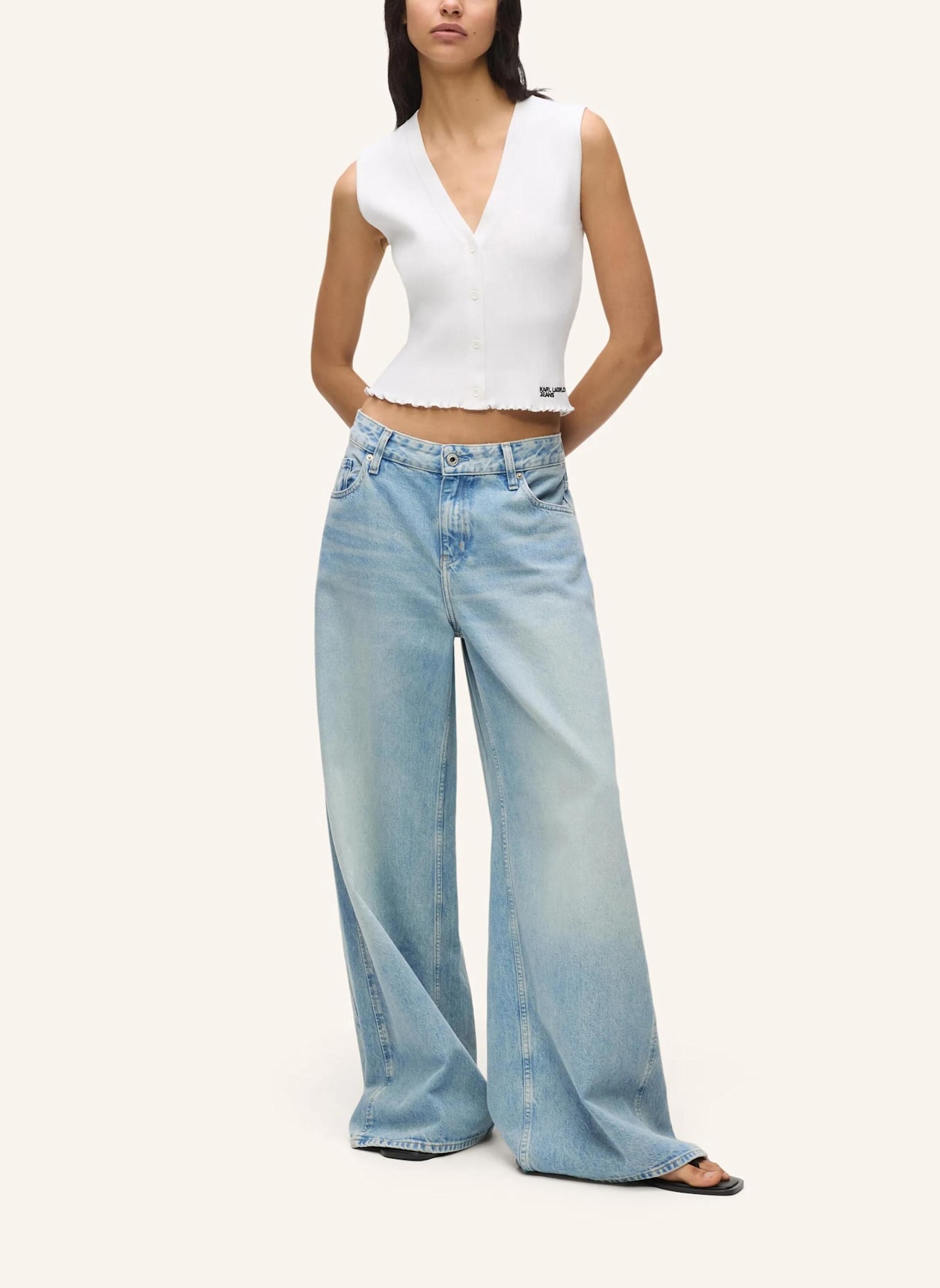KARL LAGERFELD JEANS Jeans: HELLBLAU