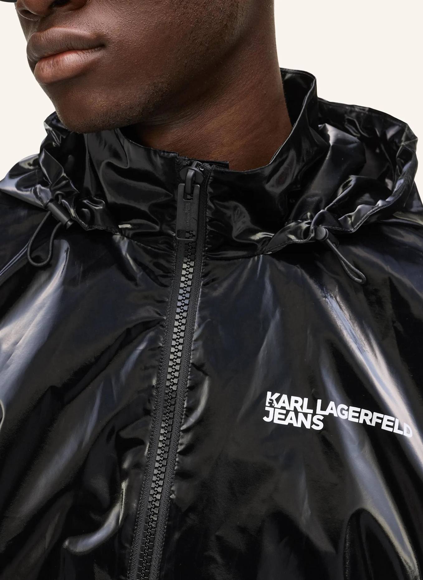 KARL LAGERFELD JEANS Jacke: SCHWARZ