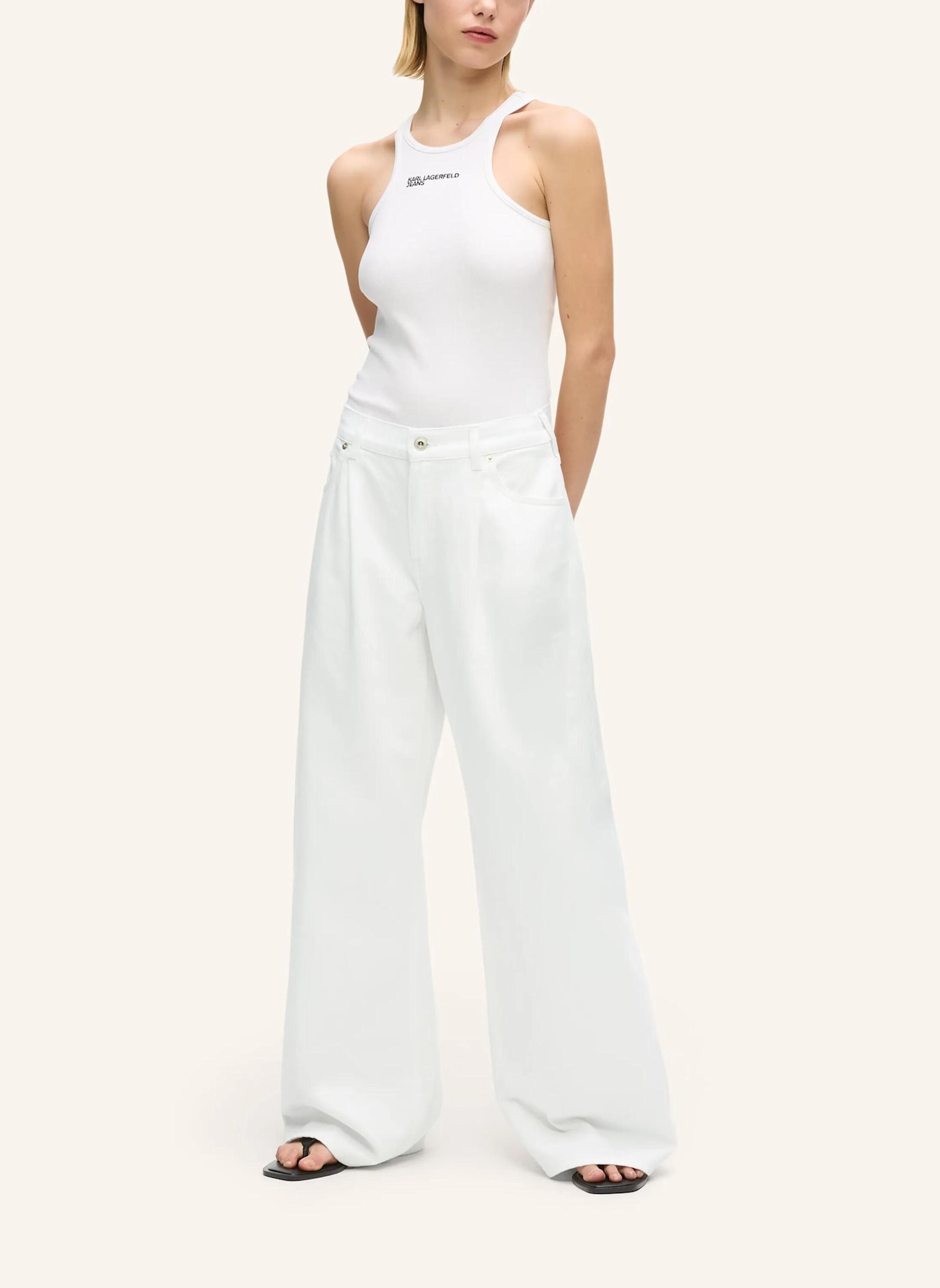 KARL LAGERFELD JEANS Jeans: WEISS