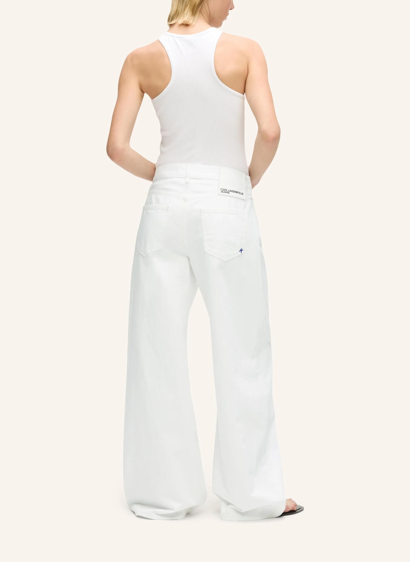 KARL LAGERFELD JEANS Jeans: WEISS