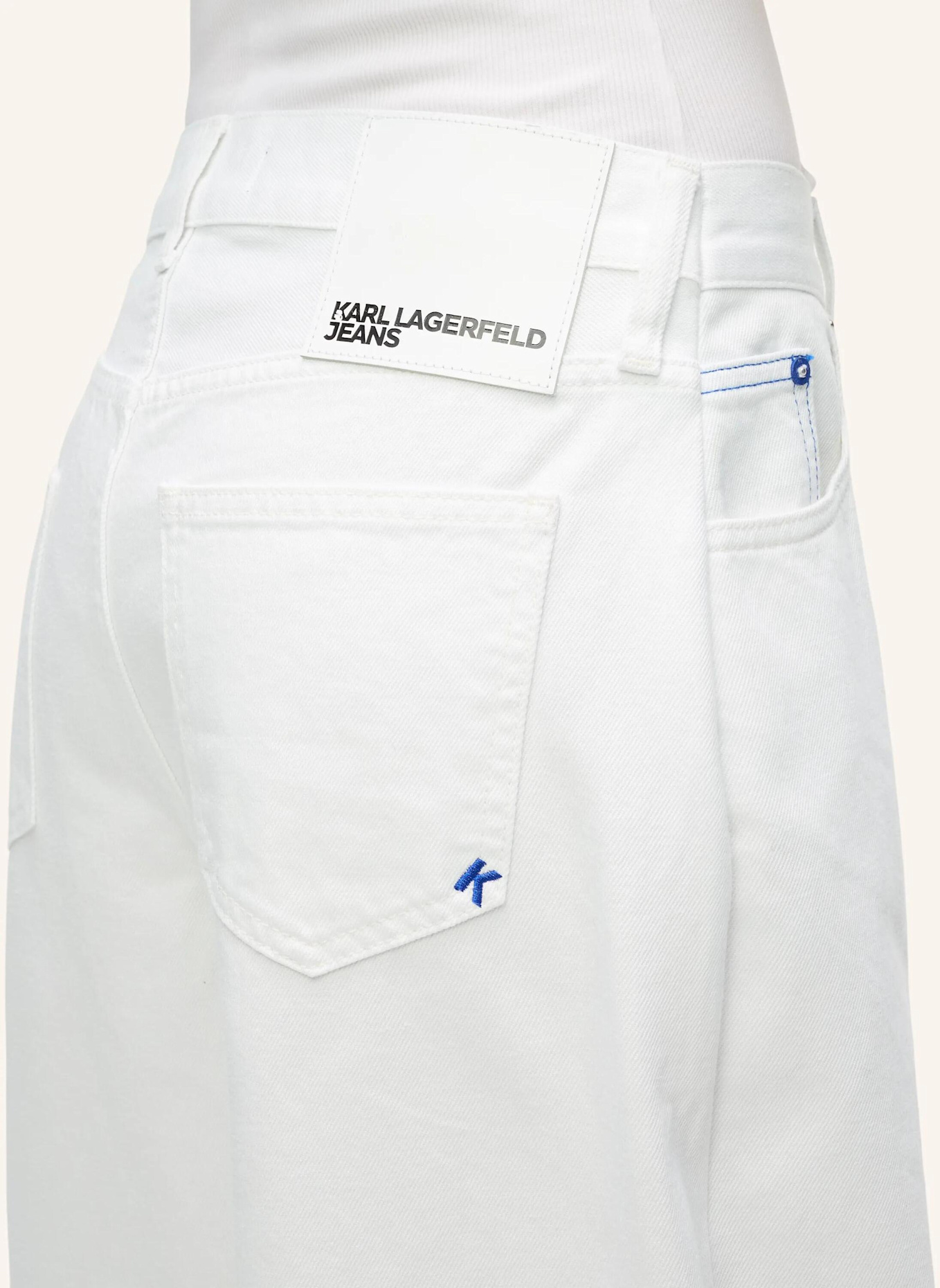 KARL LAGERFELD JEANS Jeans: WEISS