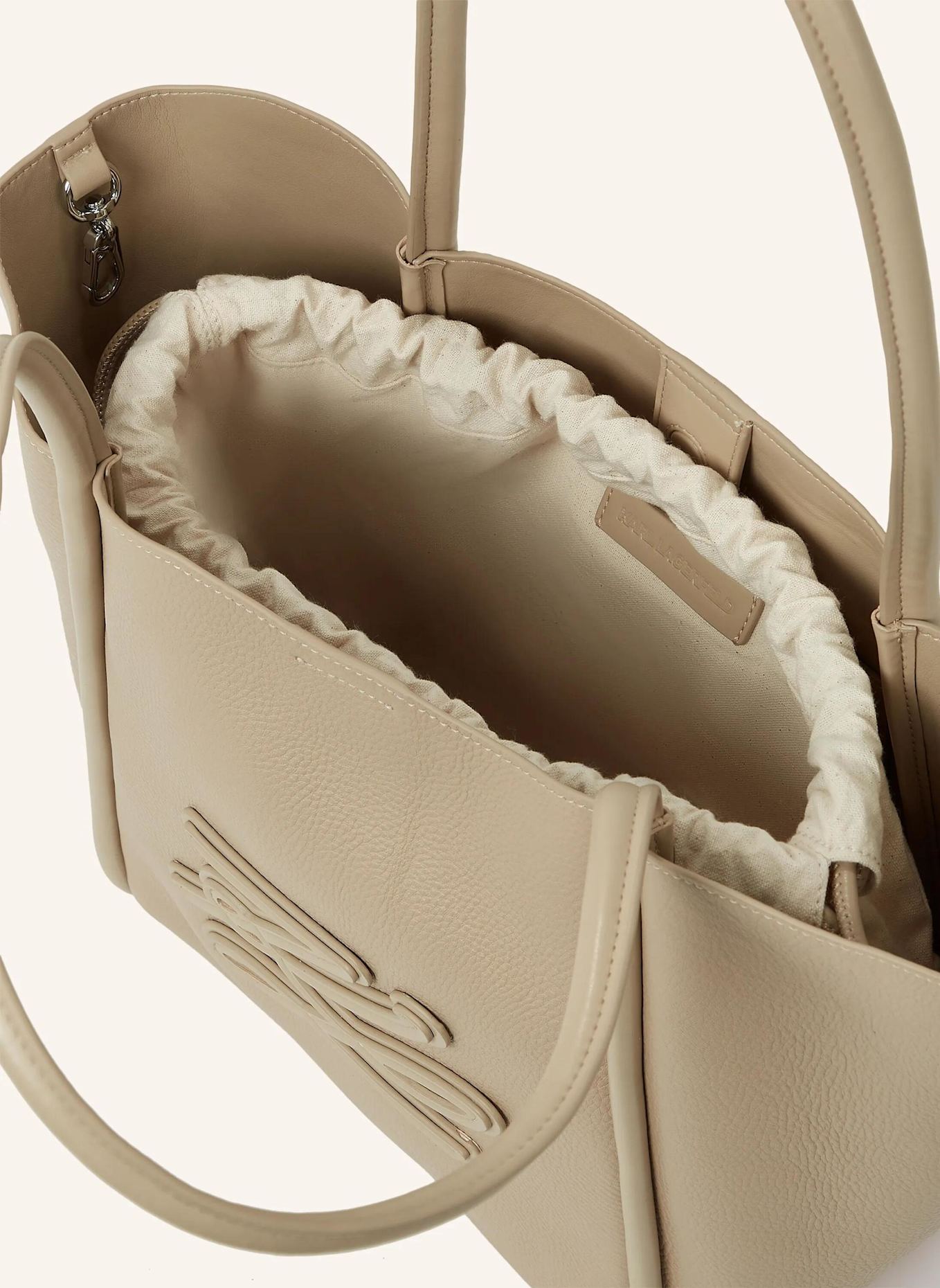 KARL LAGERFELD Handtasche: BEIGE