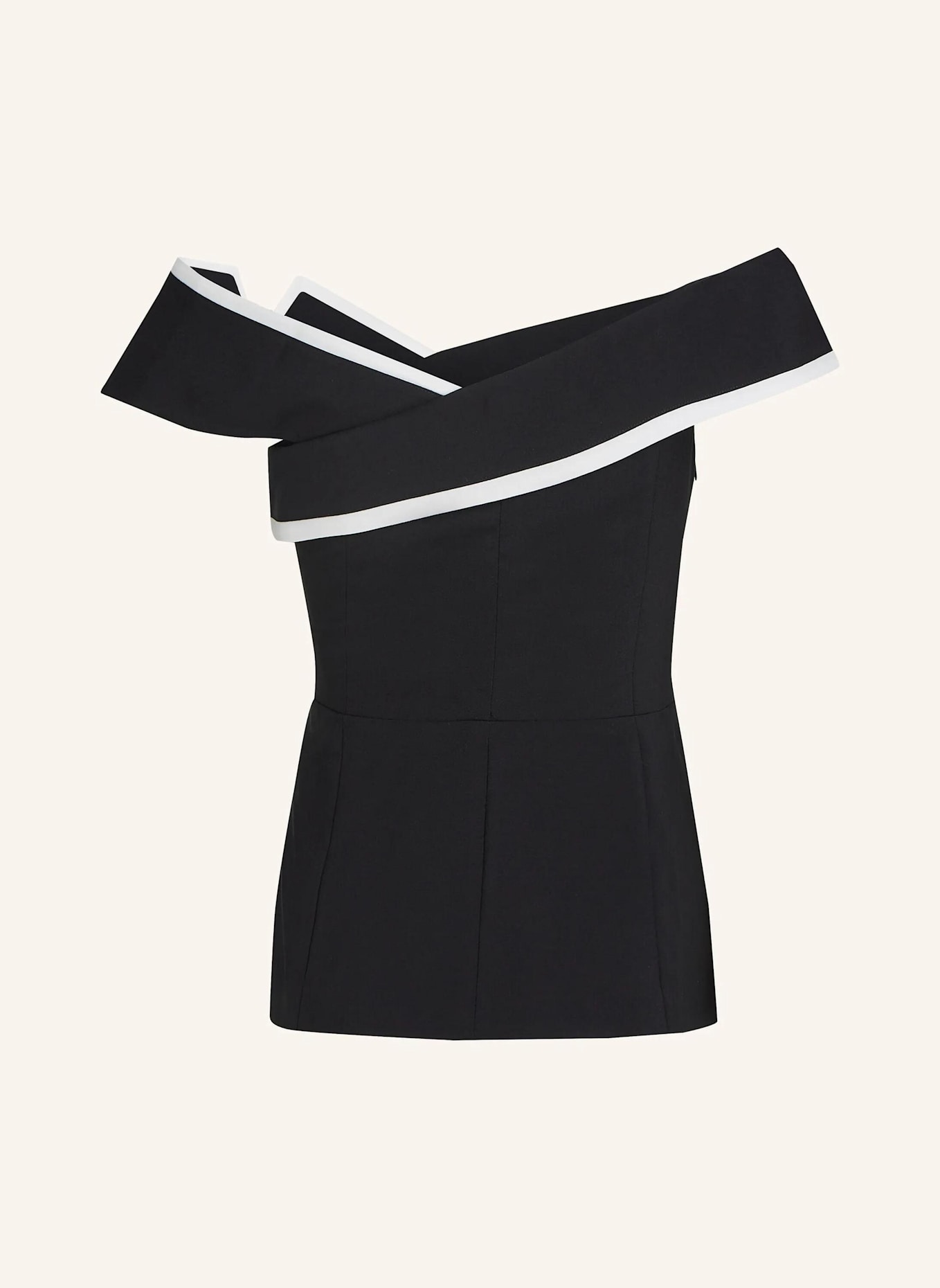 KARL LAGERFELD Top: SCHWARZ
