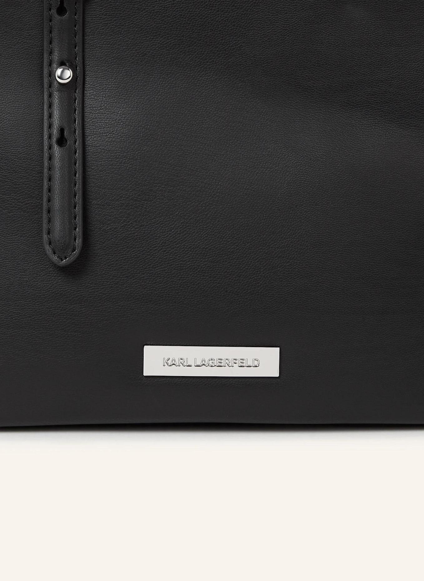 KARL LAGERFELD Handtasche: SCHWARZ