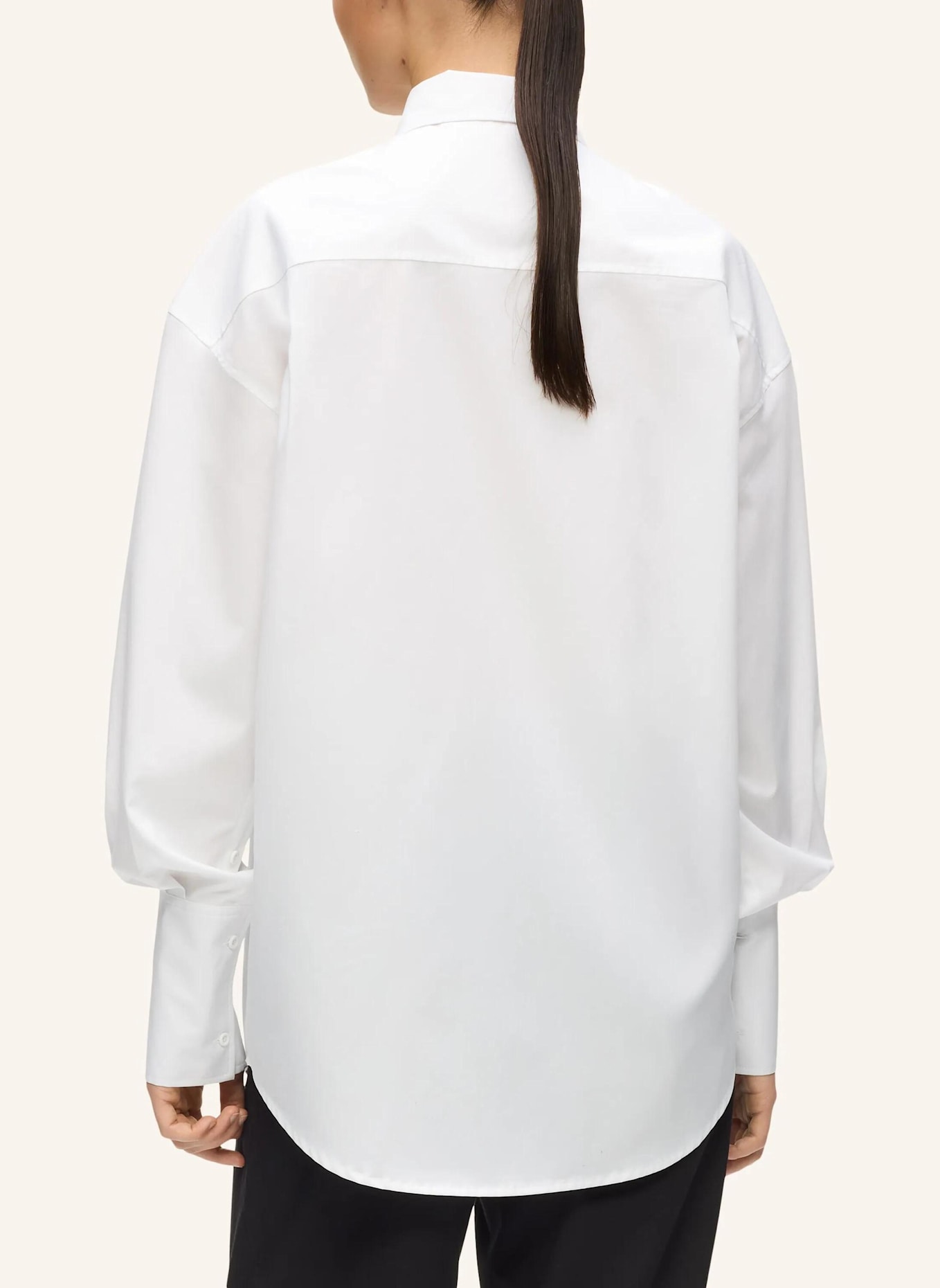 KARL LAGERFELD Bluse: WEISS